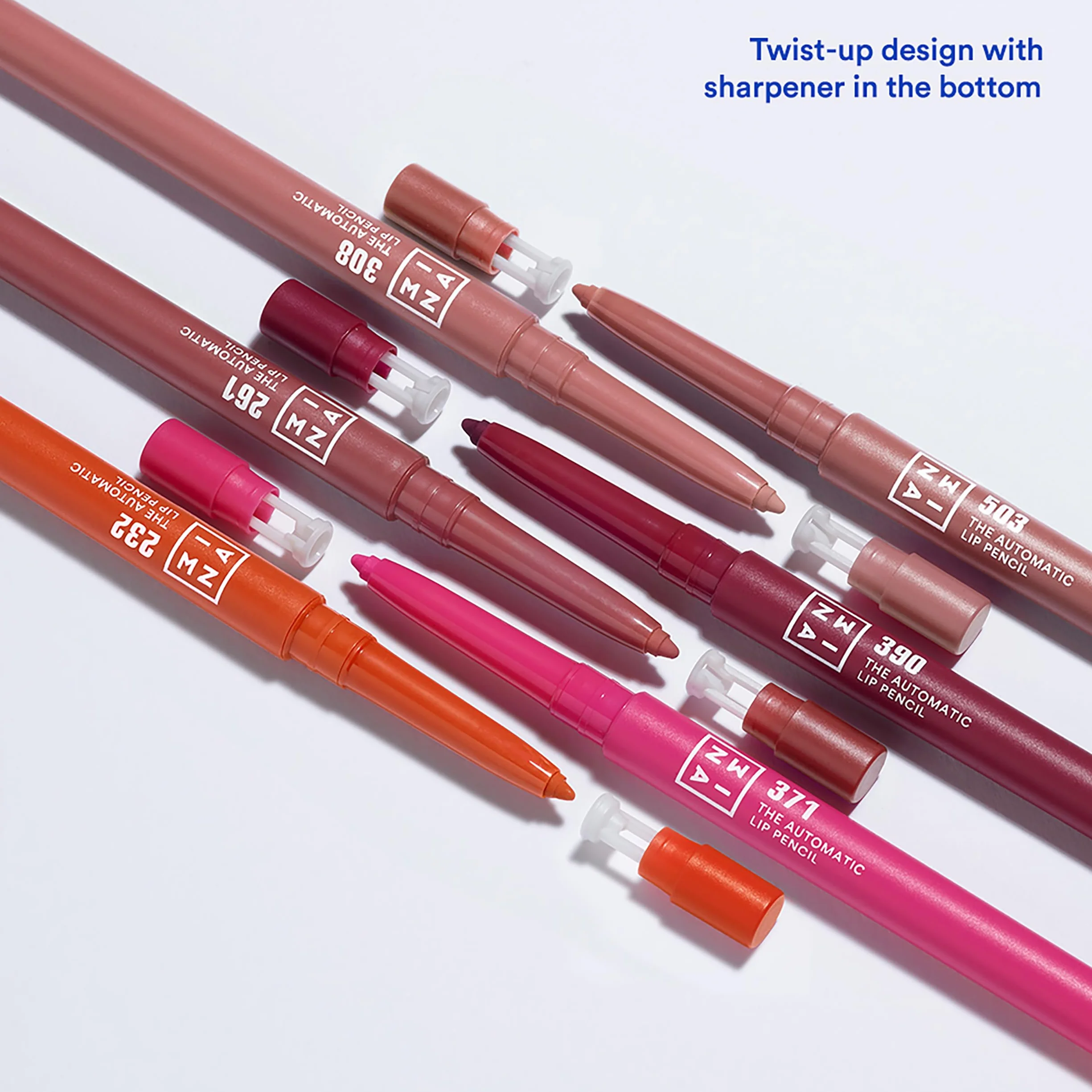 3INA MAKEUP The Automatic Lip Pencil 503 Nude Retráctil Waterproof Lip Liner Vegan