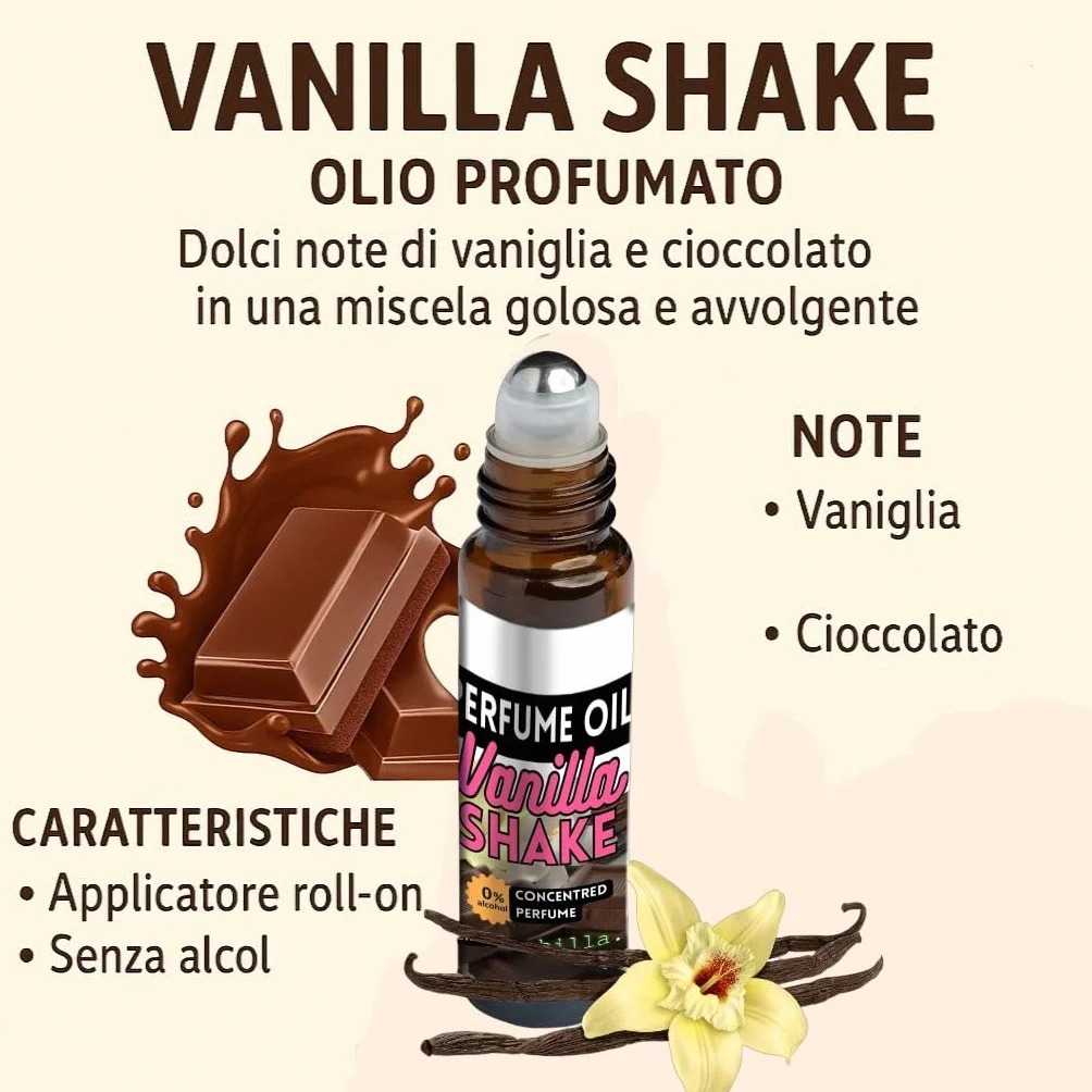 Perfume Roll On Aceites Esenciales Vanilla Intensa Sin Alcohol Piel Sensible