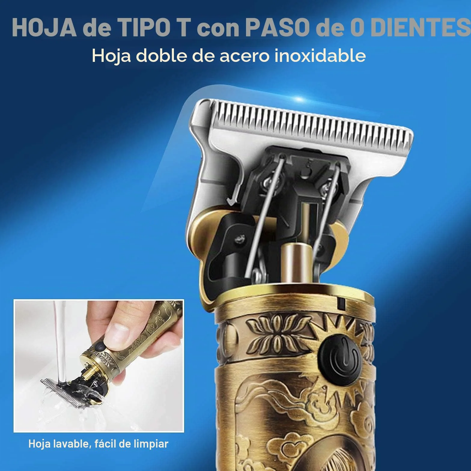 YiLFo Maquina Cortar Pelo Hombre Profesional Electrica LED Recortar Barba sin Cable