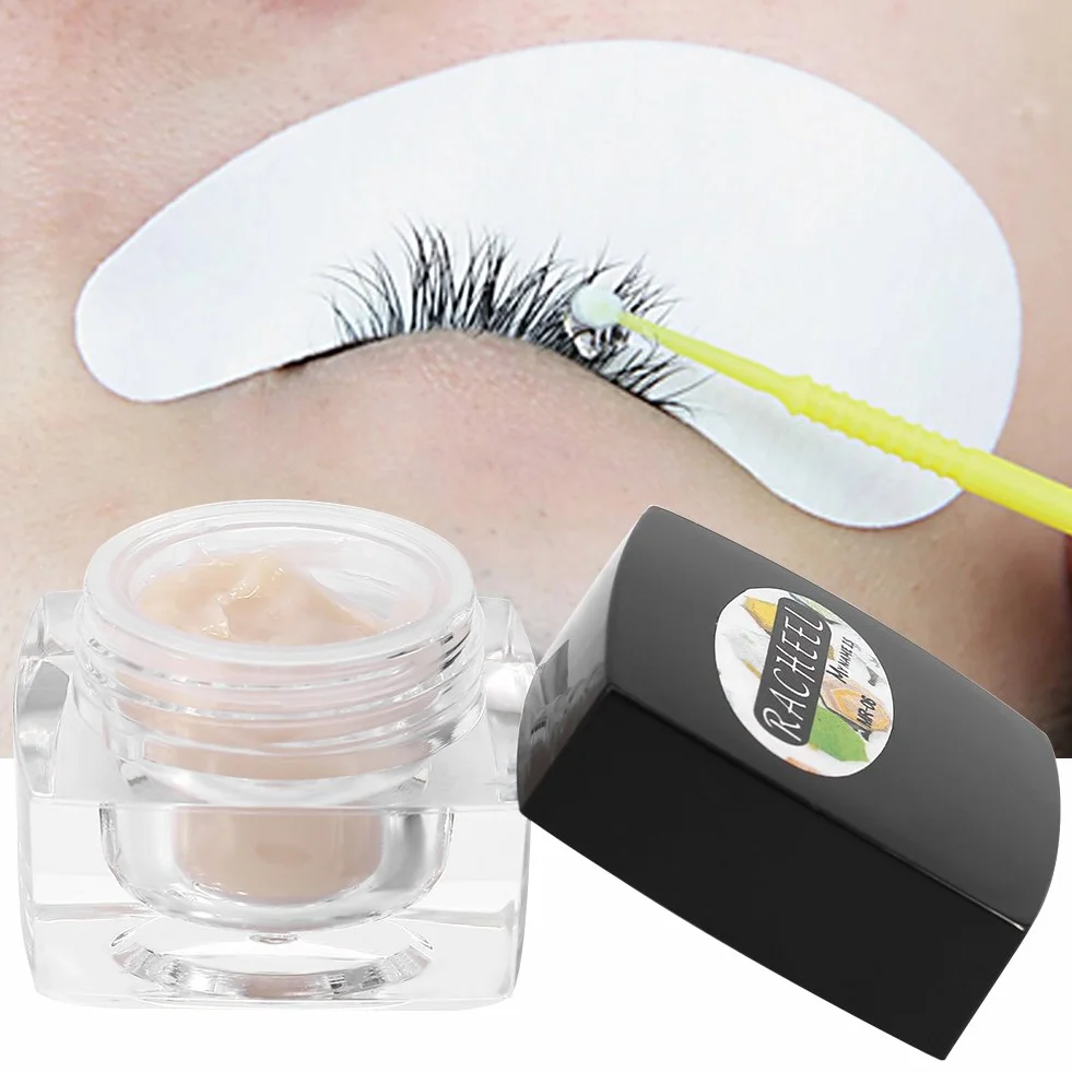 Crema Removedora de Pestañas 5g, Anti-irritación, Removedor de Gel Adhesivo para Extensiones