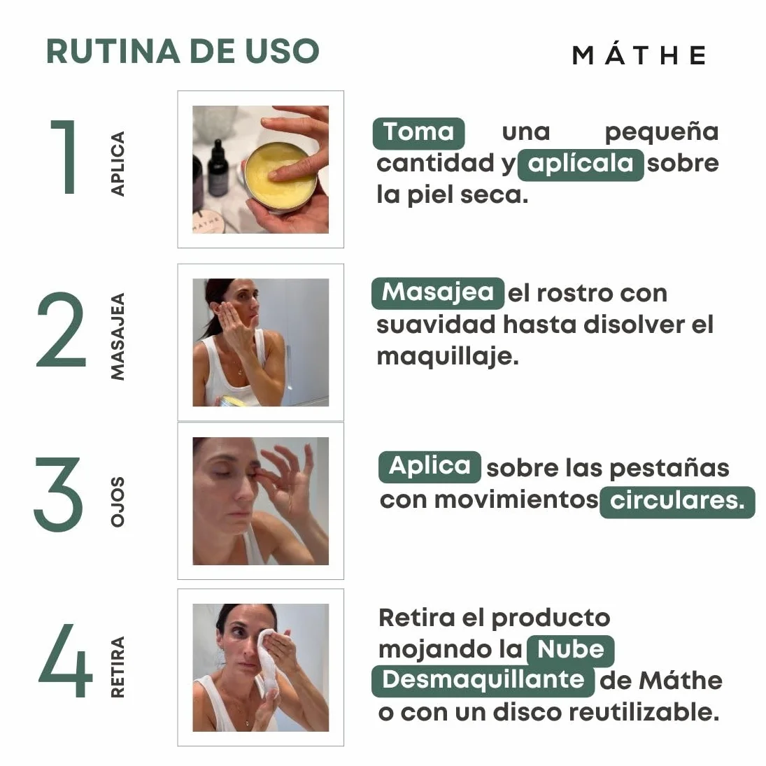 Bálsamo Desmaquillante Natural de Lavanda para Piel Sensible 30 g