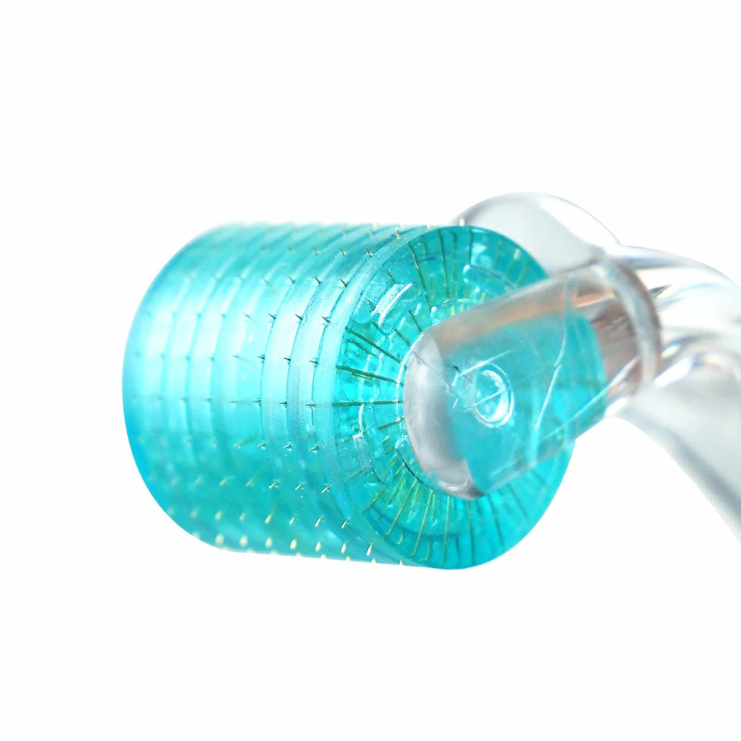 Derma Roller 0.5 mm Titanio Aguja, Microneedling Roller para Crecimiento de Cabello y Barba