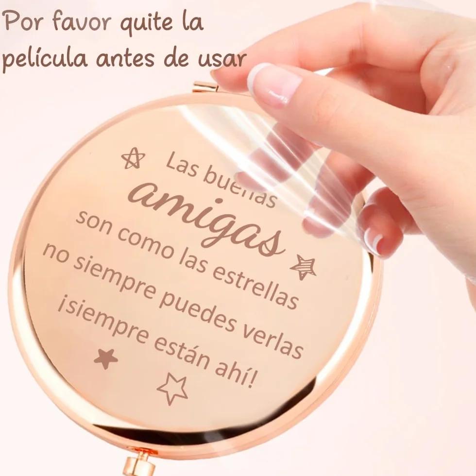 Regalos Originales para Mujer Espejo Compacto Regalo Amiga Cumpleaños
