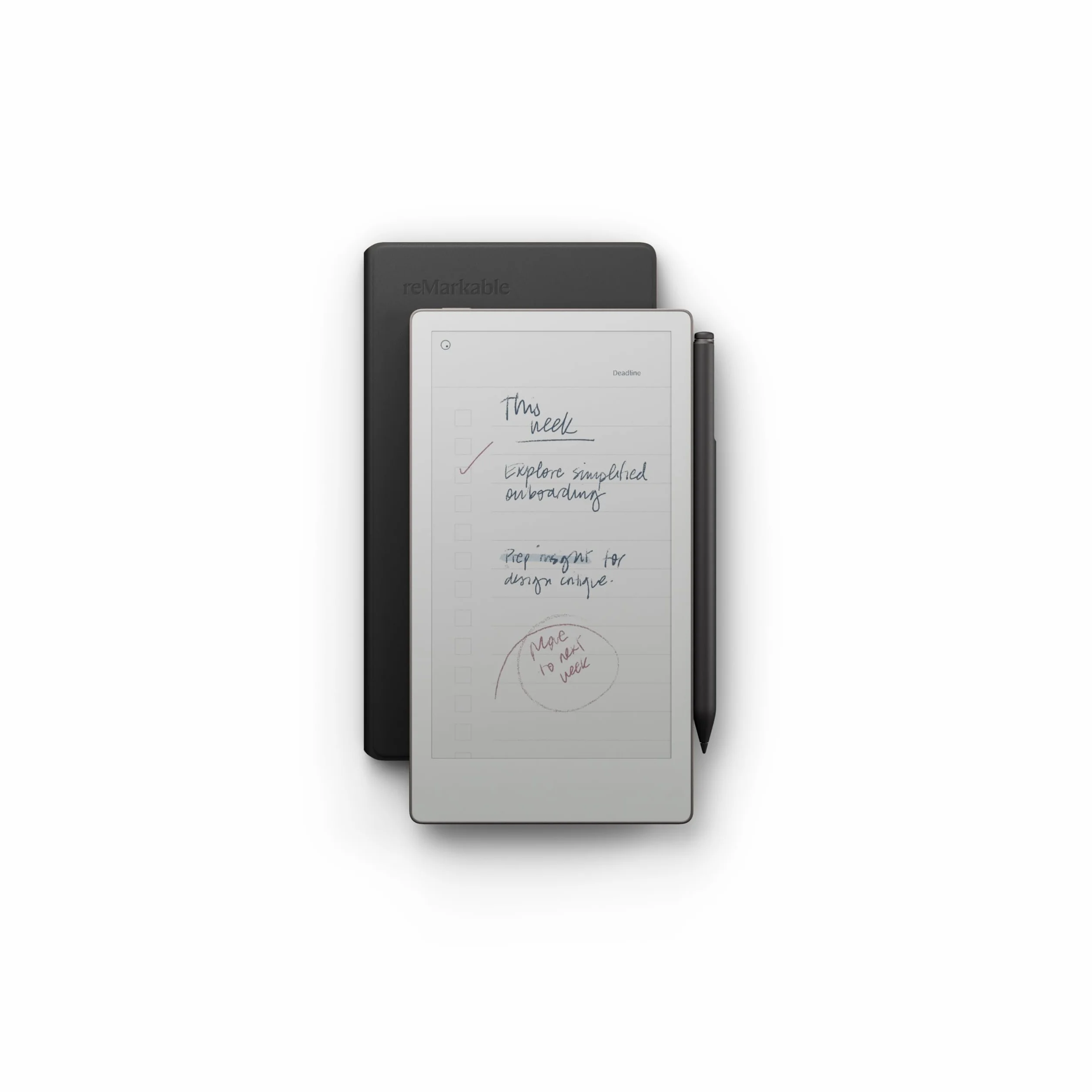 reMarkable Paper Pro Move Tablet 7,3" Color e-Ink + Marker Plus + Book Folio