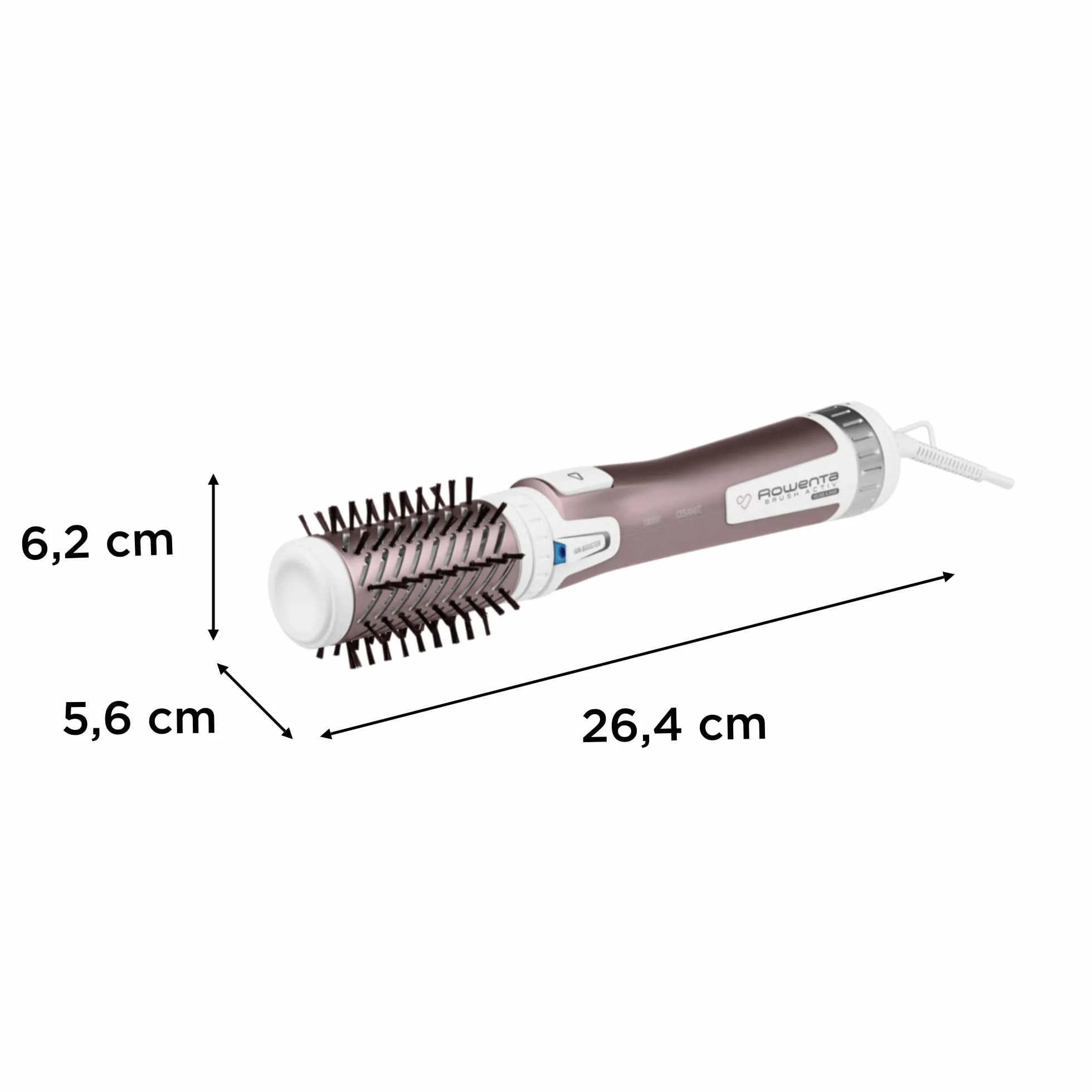 Rowenta Cepillo Brush Activ Premium Care CF9540, cepillo de aire con movimiento giratorio automático y secado simultáneo