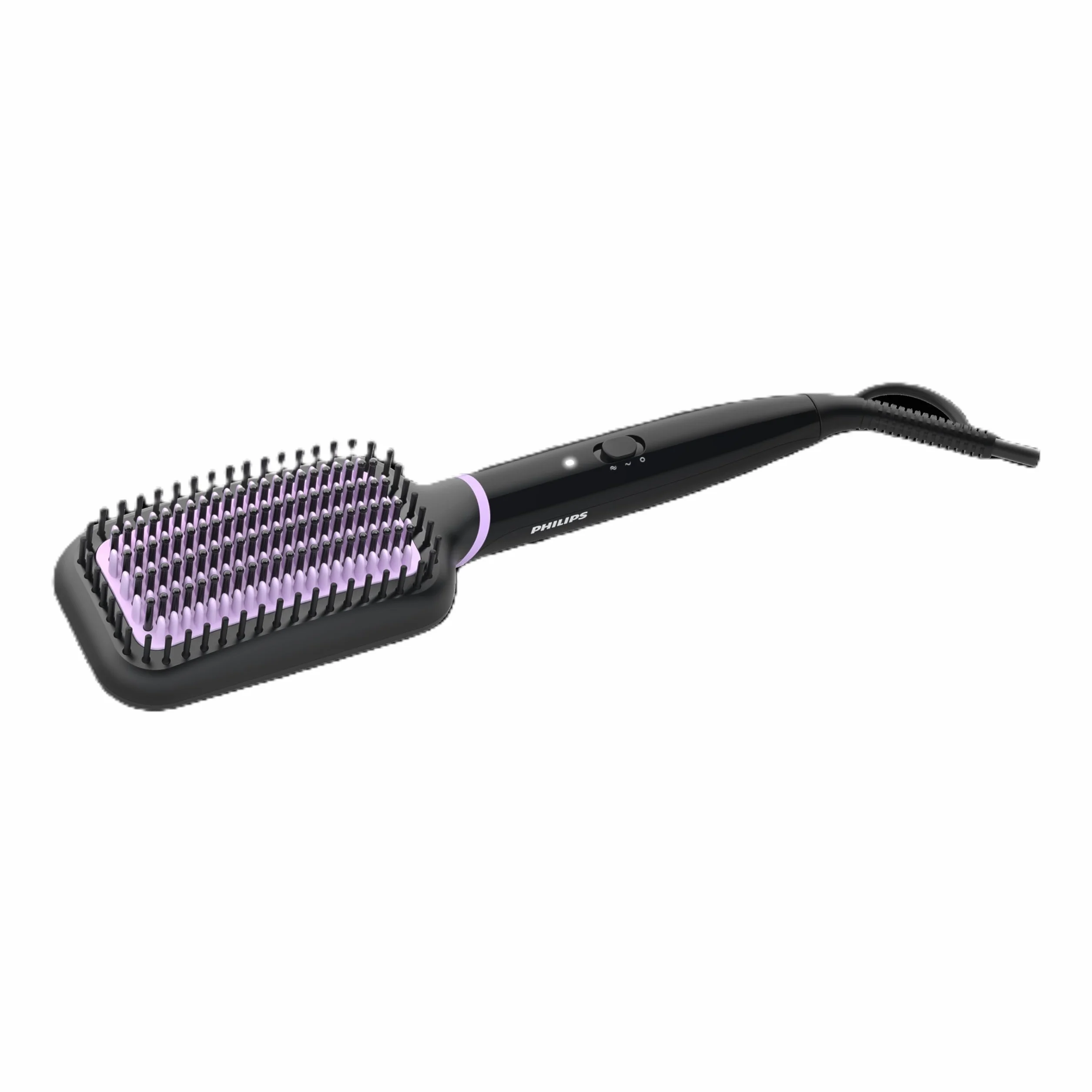Philips StyleCare Cepillo Alisador BHH880/00, Cerámico, 2 Temperaturas, Negro