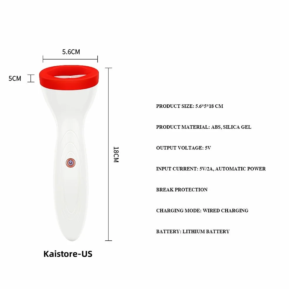 Lip Plumper Tool Eléctrico, Lip Enhancer Device, Lip Beauty Instrument para Mujeres y Niñas