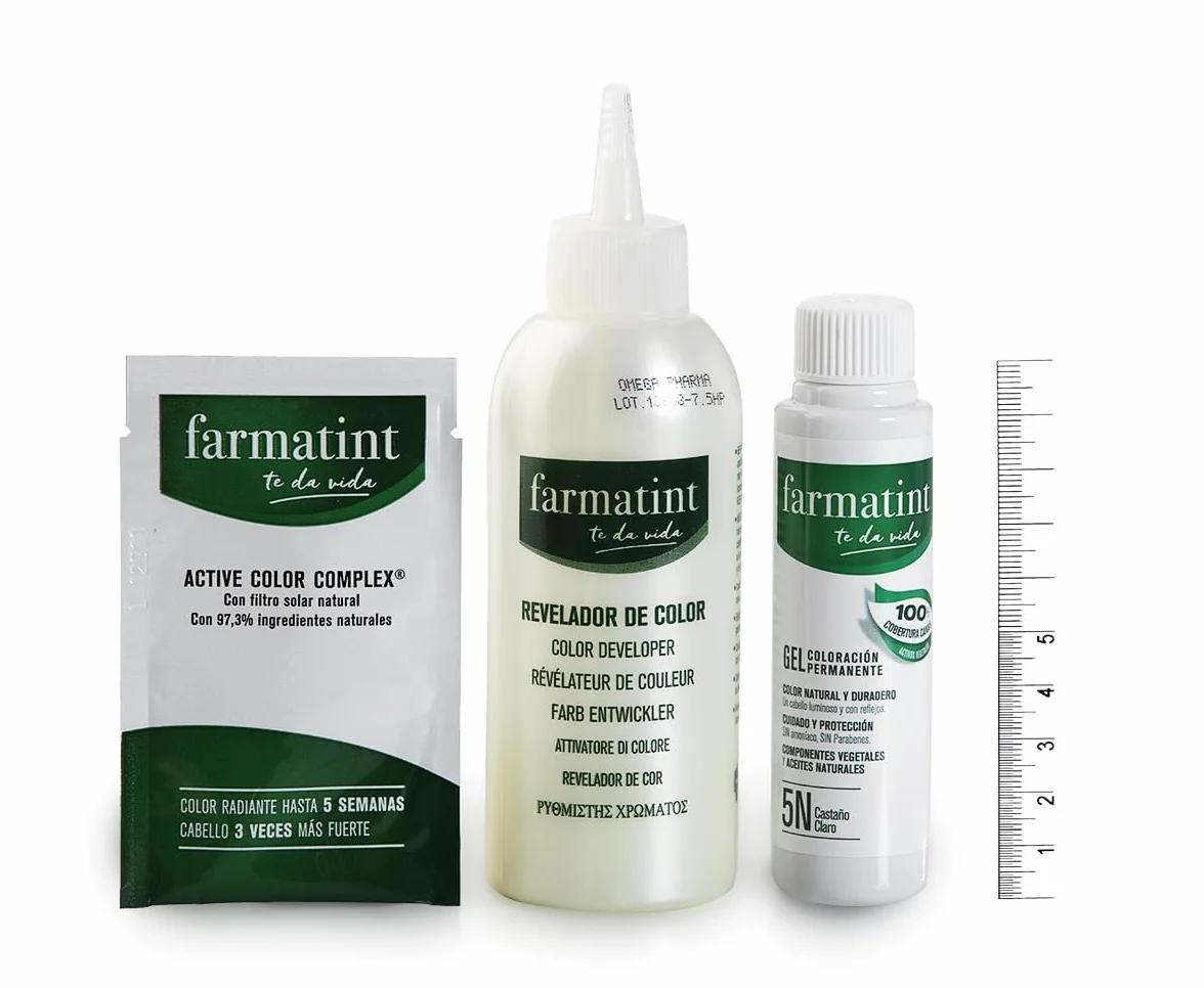 Farmatint Gel de Coloración Capilar Permanente 5N Castaño Claro