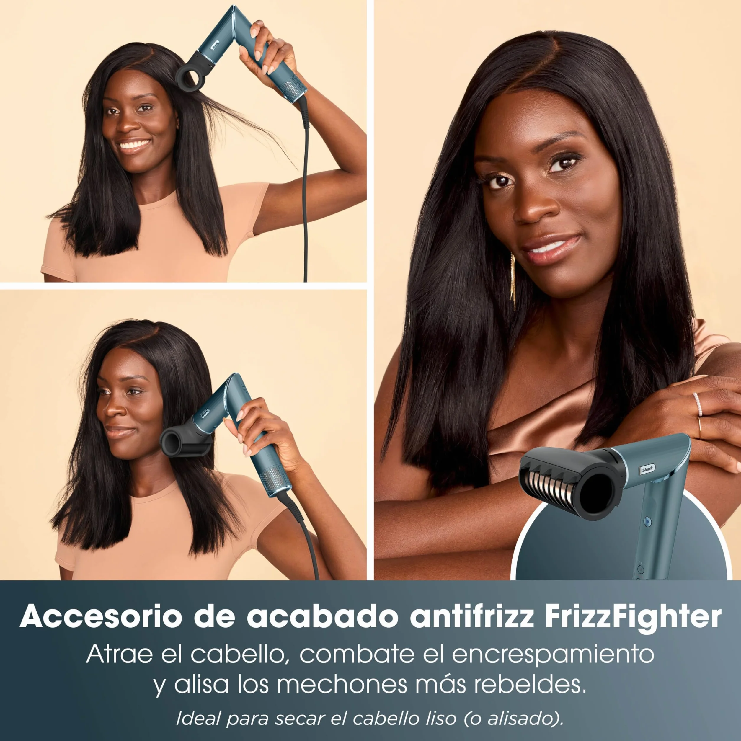 Shark FlexStyle Set de Regalo 5 en 1 Secador y Moldeador con Rizadores HD456TLEU