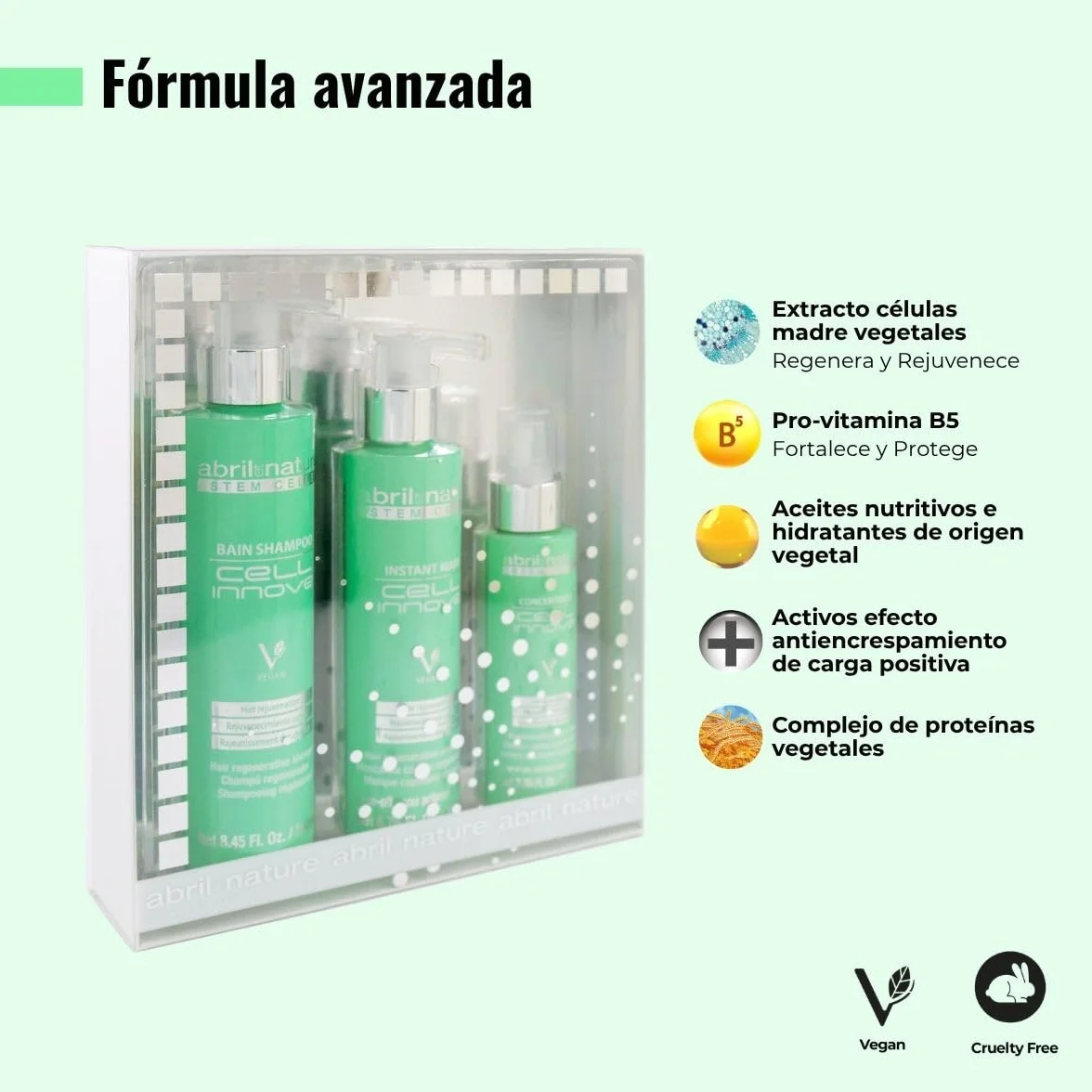 Cell Innove Set de Cuidado Capilar Profesional Rejuvenecedor 550 ml