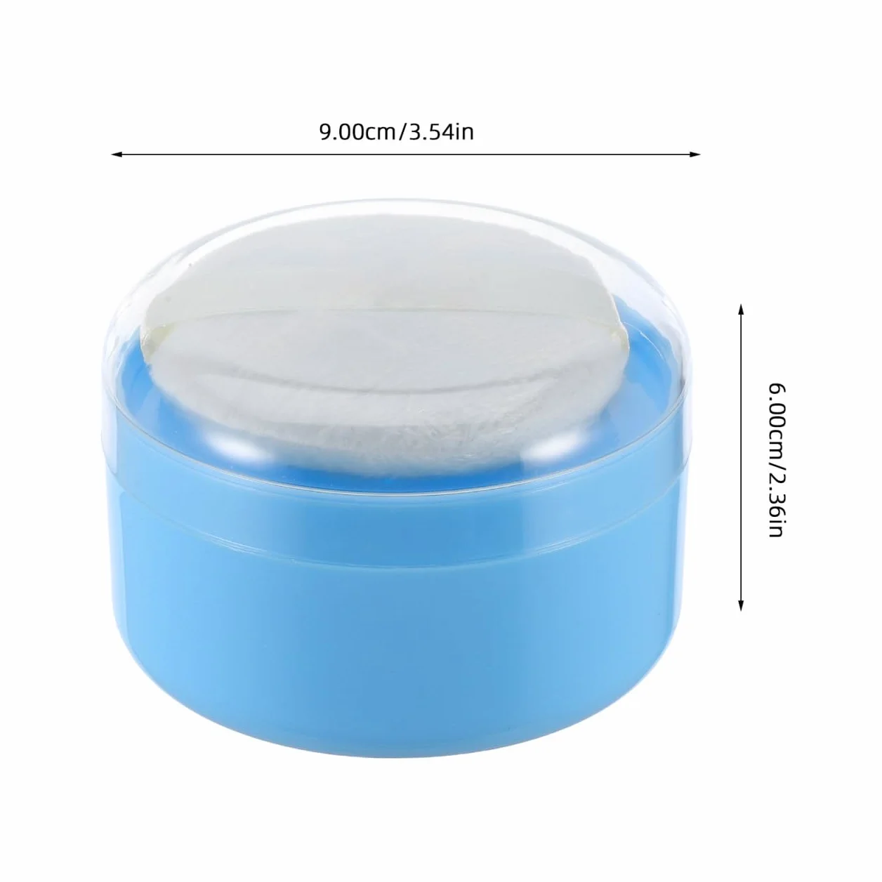 SUPVOX Envase de polvo vacío con soplos y tamiz para hogar y viaje