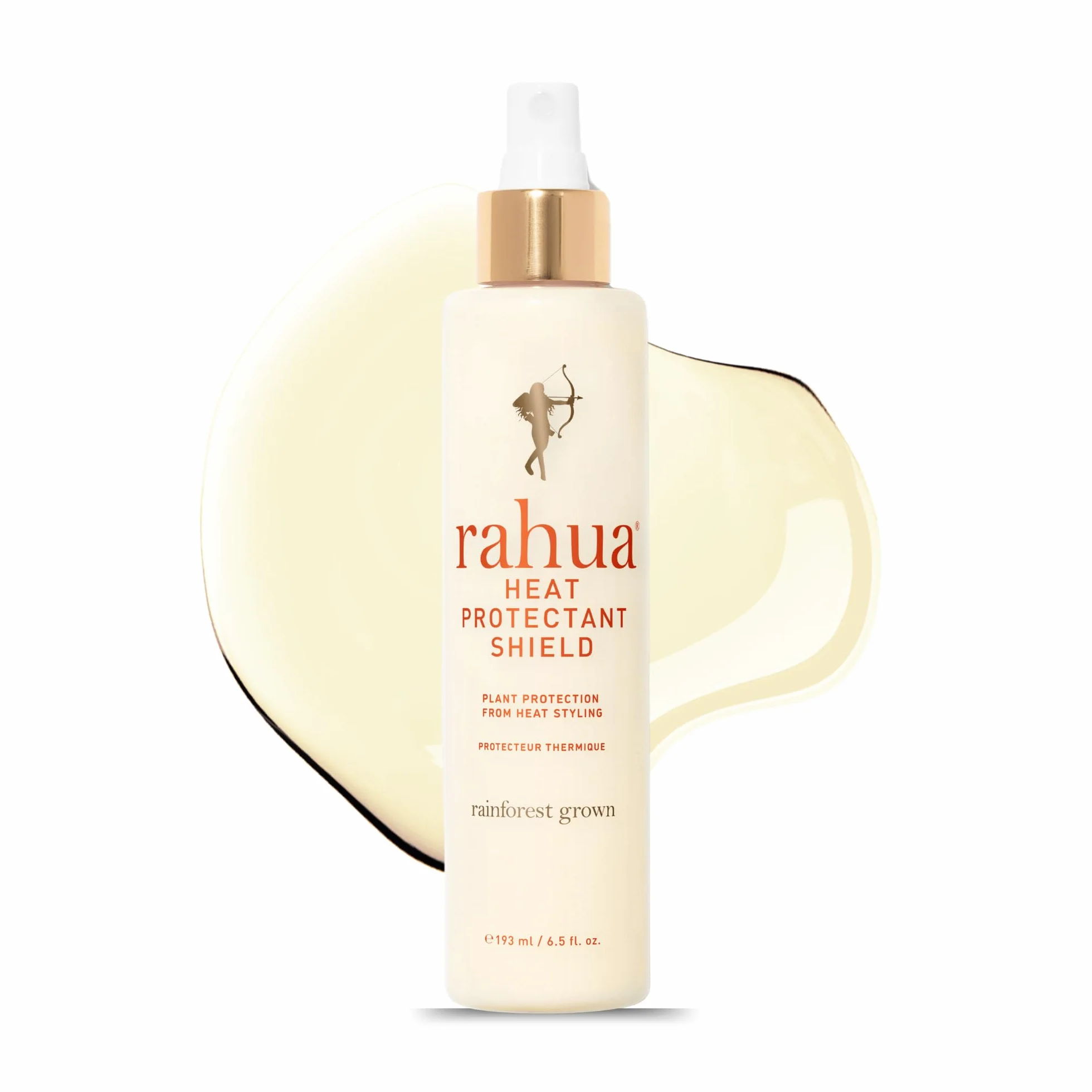 Rahua Heat Protectant Shield 193 ml/6.5 FlOz, pulverización múltiple formulada que protege contra el calor, el aerosol de protección de calor liviano enriquecido con vitamina E de aloe vera queratina