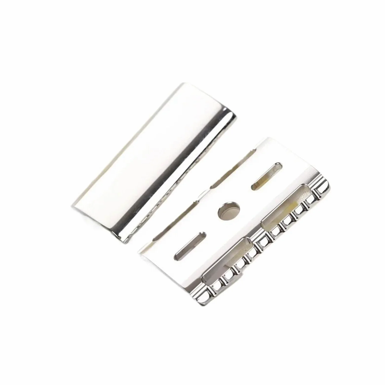 Cabezal De Maquinilla De Afeitar De Seguridad, Compatible Con Yaqi, Acero Inoxidable Ghost 70SP 316 Con Espacio De Hoja De 0,7mm Pulido
