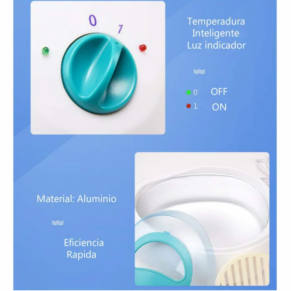Calentador de Parafina 1000G Máquina de Parafina para Manos y Pies Morado