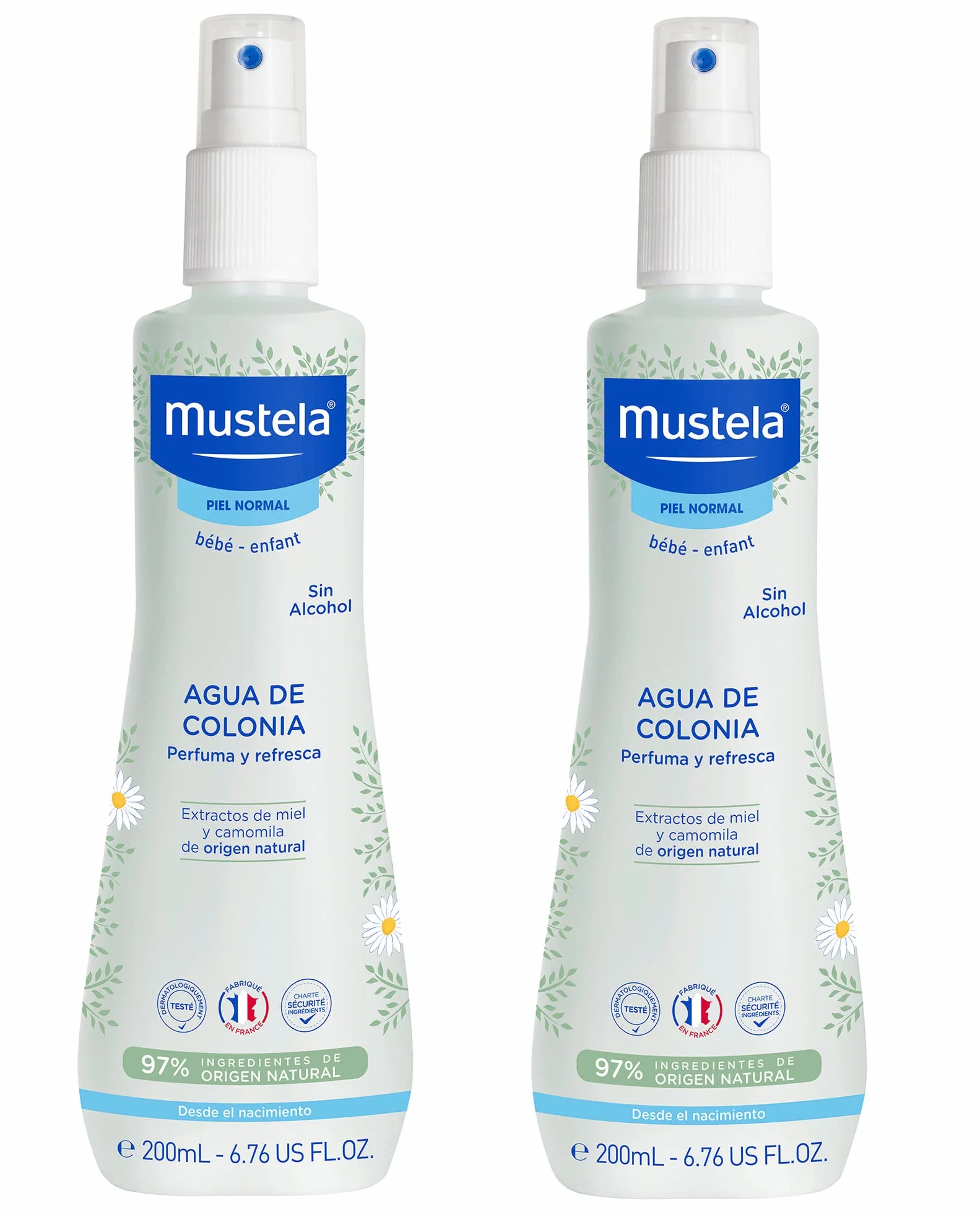 MUSTELA DUO AGUA DE COLONIA 2 x 200 ml
