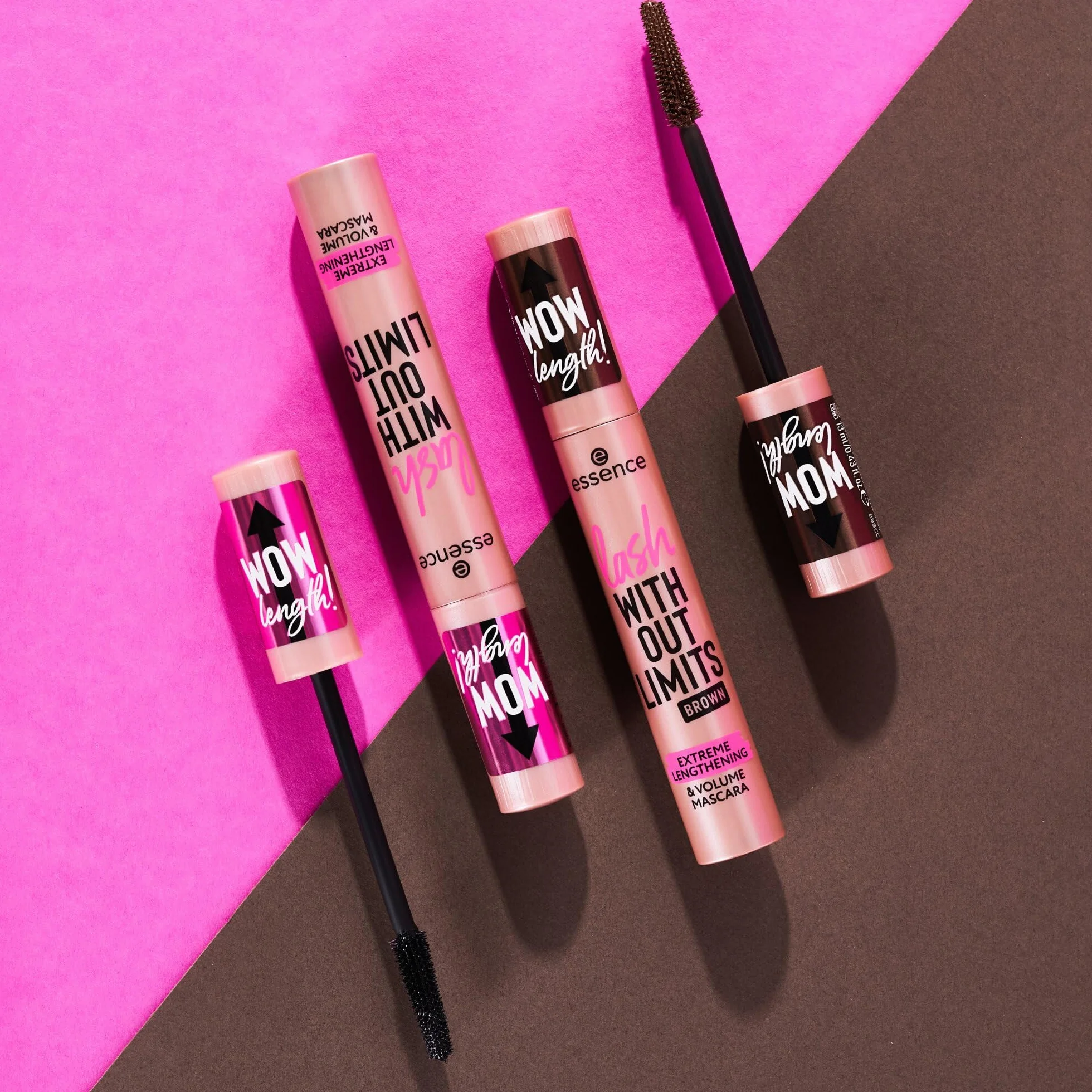 Essence Mascara Without Limits Extreme Lengthening & Volume Ultranegro 13ml