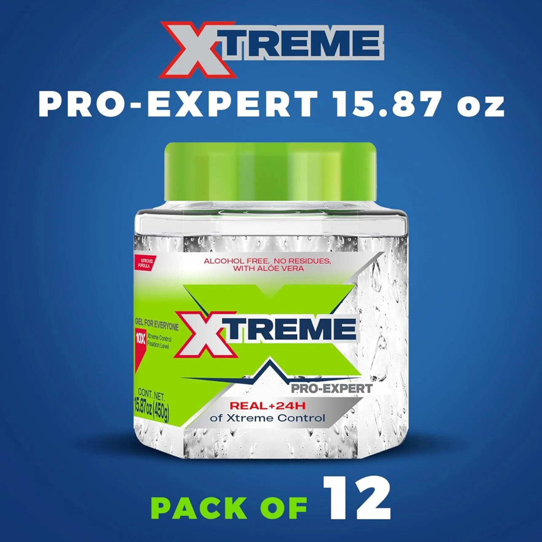 Wetline Xtreme Professional Gel de estilismo para línea húmeda, 15.72 onzas