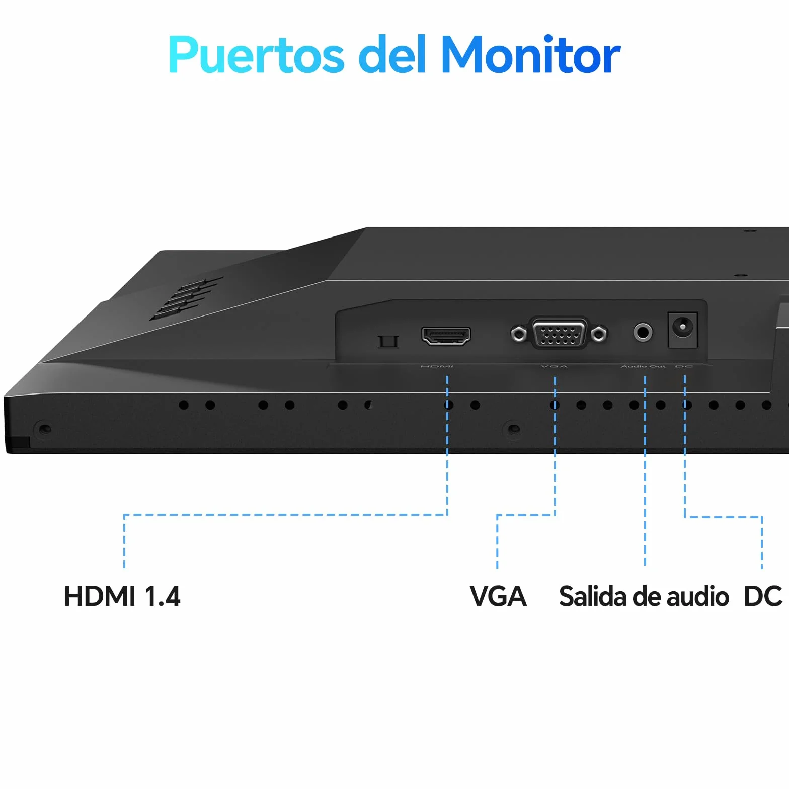KOORUI E2412F Monitor 24 Pulgadas Full HD VA 100Hz 1920x1080 3000:1 5ms 99% SRGB HDMI VGA VESA 100mm