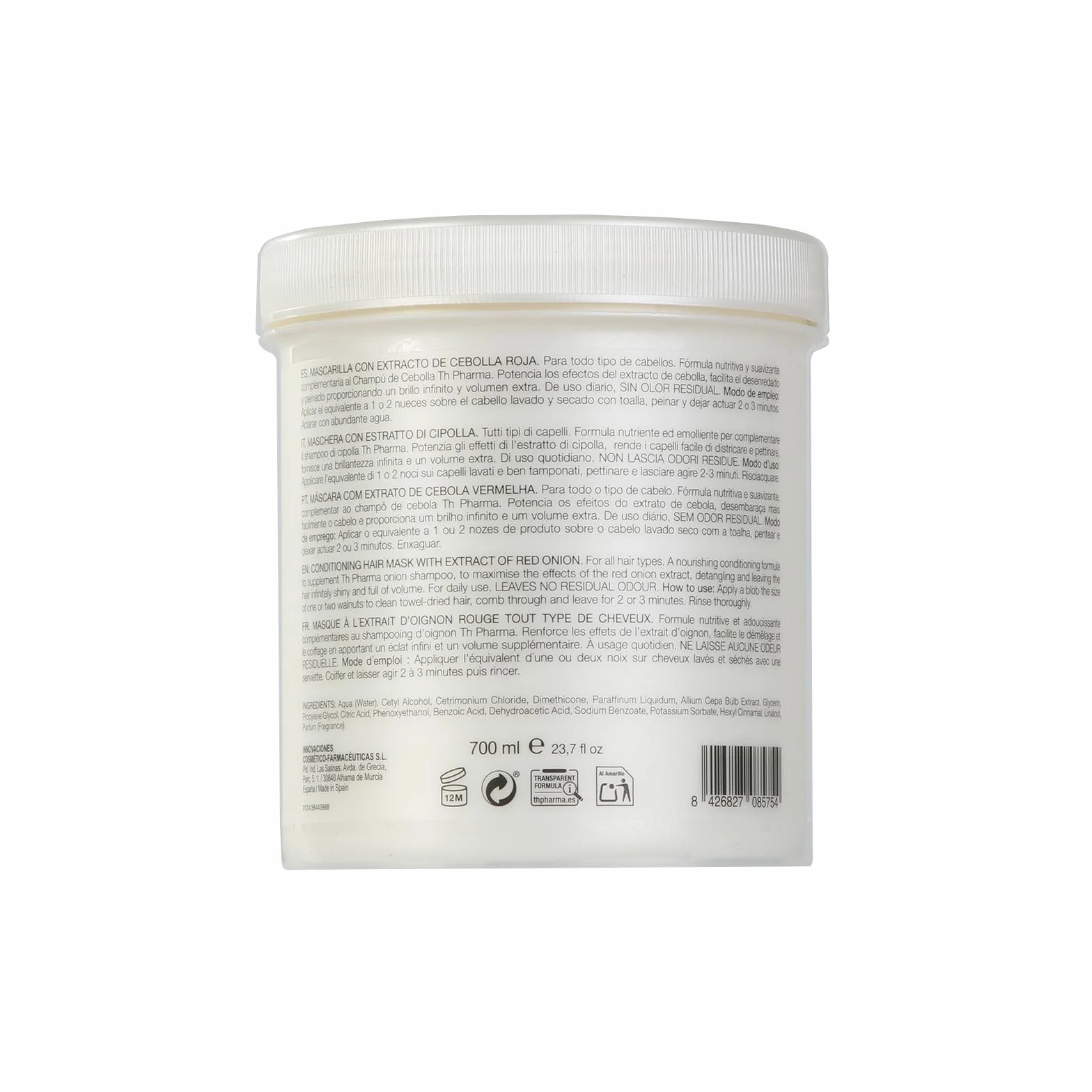 Thader Pharma Mascarilla extracto de Cebolla Roja 700 ml