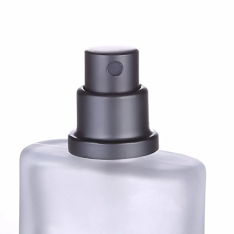 Atomizador de cristal vacío 100 ml, botella para rociar perfume, estilo ahumado