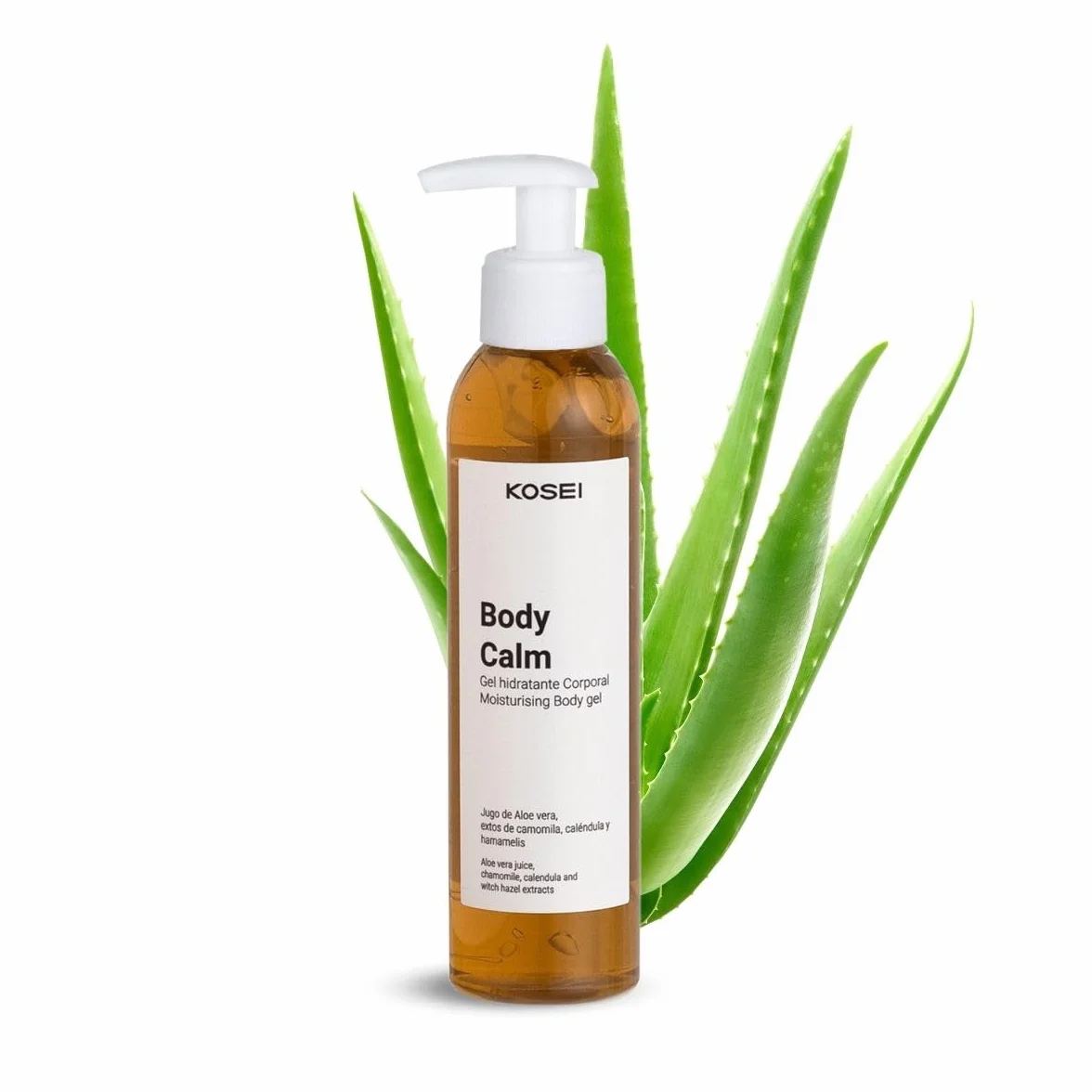 KOSEI BODY CALM Gel Hidratante con Aloe Vera 250 ml Pos Depilación