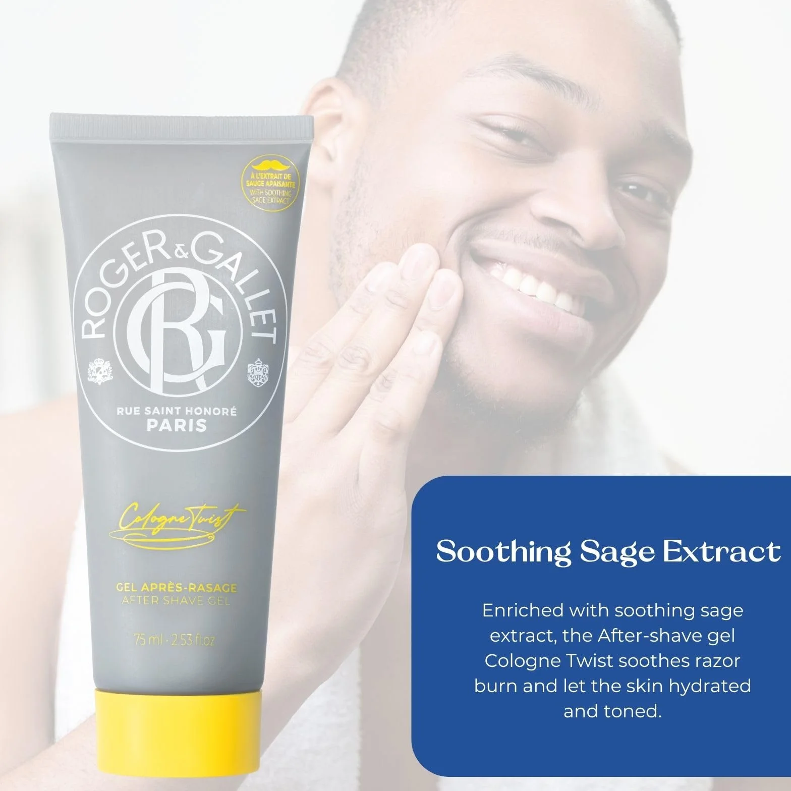 Roger & Gallet Gel After Shave Cologne Twist 75ml