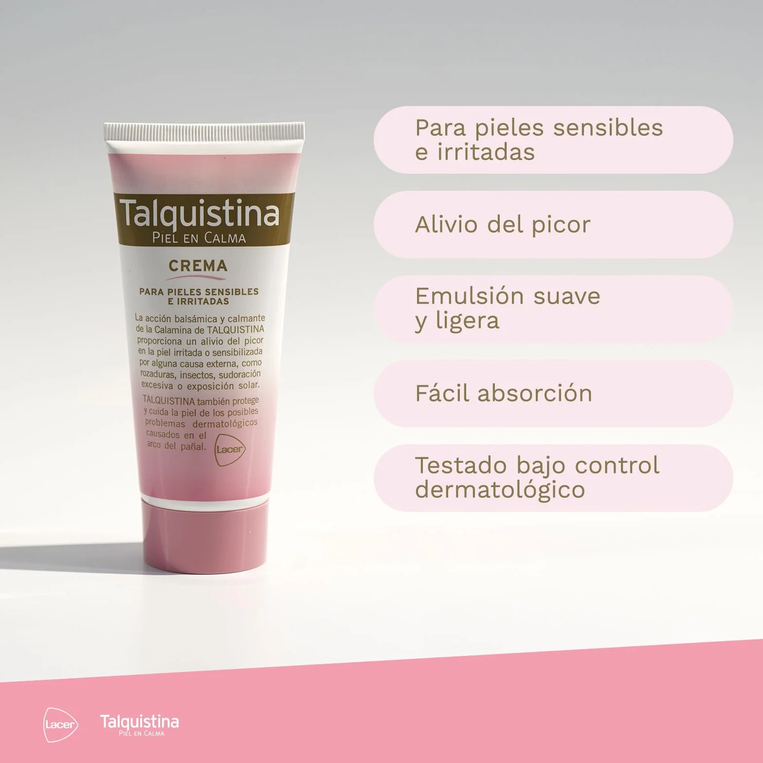 TALQUISTINA Crema 100 ml Alivia Irritaciones Picores Sudor Acción Balsámica Calmante