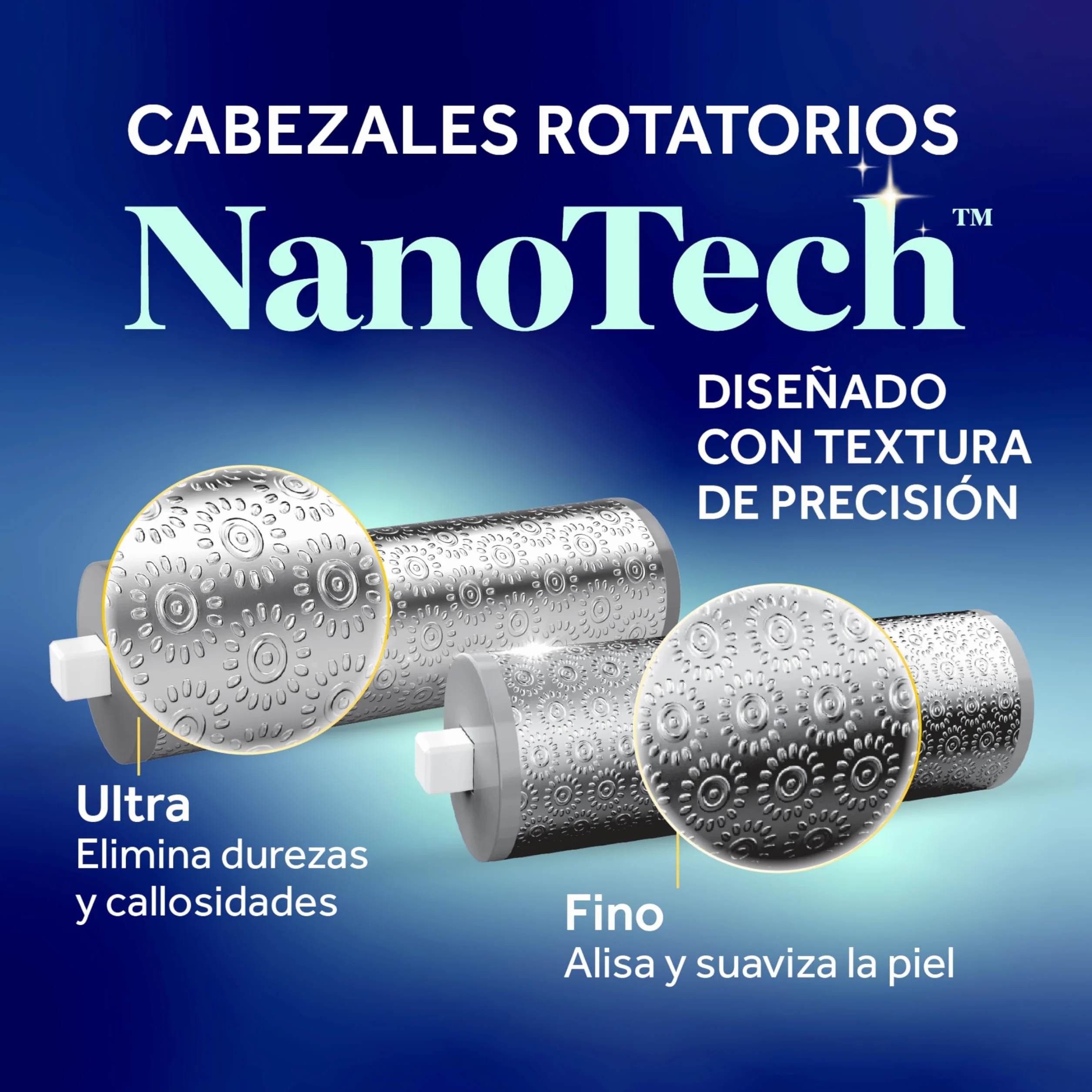 Dr. Scholl's Pedi Perfect Pro Pedicura Eléctrica Profesional Elimina Callos y Durezas, Lima Eléctrica Recargable Impermeable, 3 Cabezales