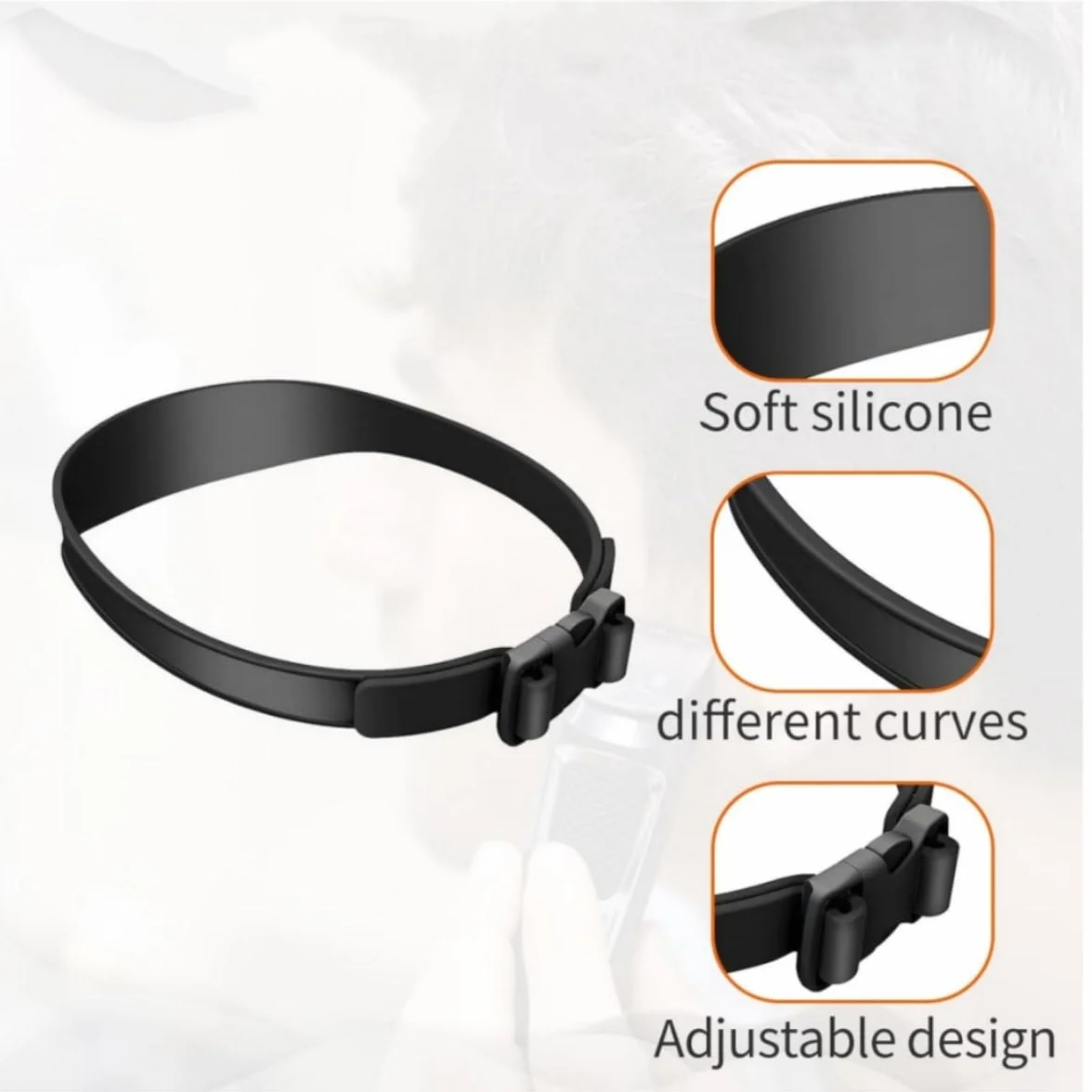 Banda Ajustable de Corte de Pelo de Silicona, 2 Piezas con Instrucciones y Plantilla para Autocortes