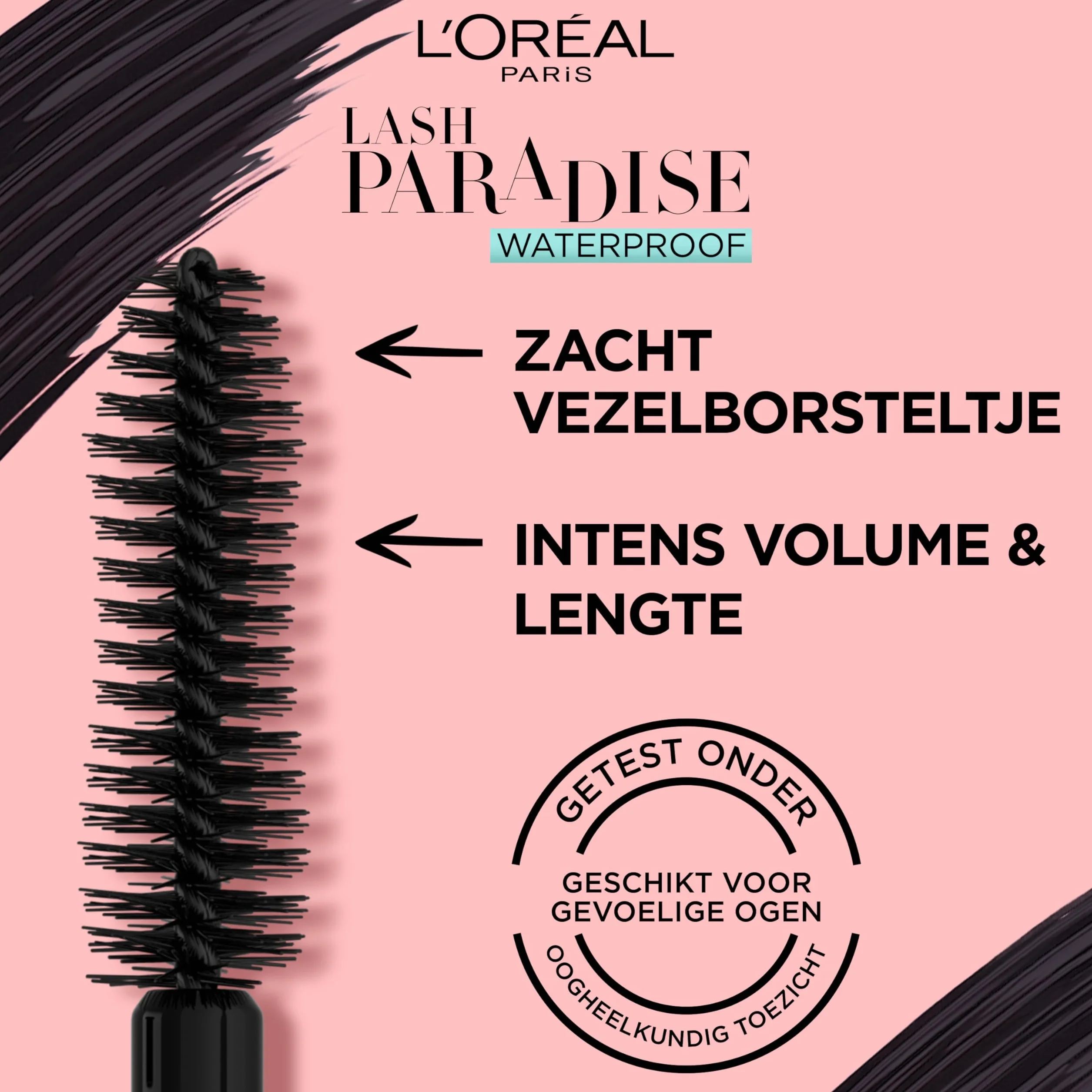 L'Oreal Paris Paradise Extatic Máscara de Pestañas Waterproof Negro 7 ml