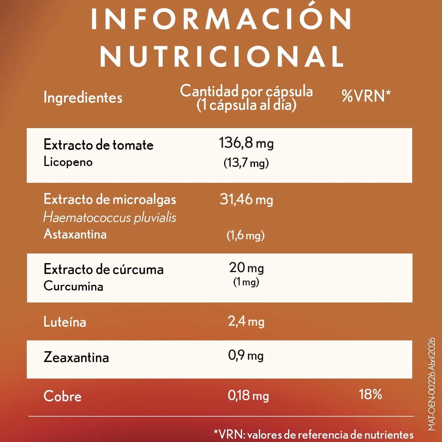 OENOBIOL PERFECT BRONZE DUO Autobronceador Acelerador Bronceado Corporal Facial Protección Solar Astaxantina Cúrcuma Licopeno Luteina Complemento alimenticio 60 cápsulas