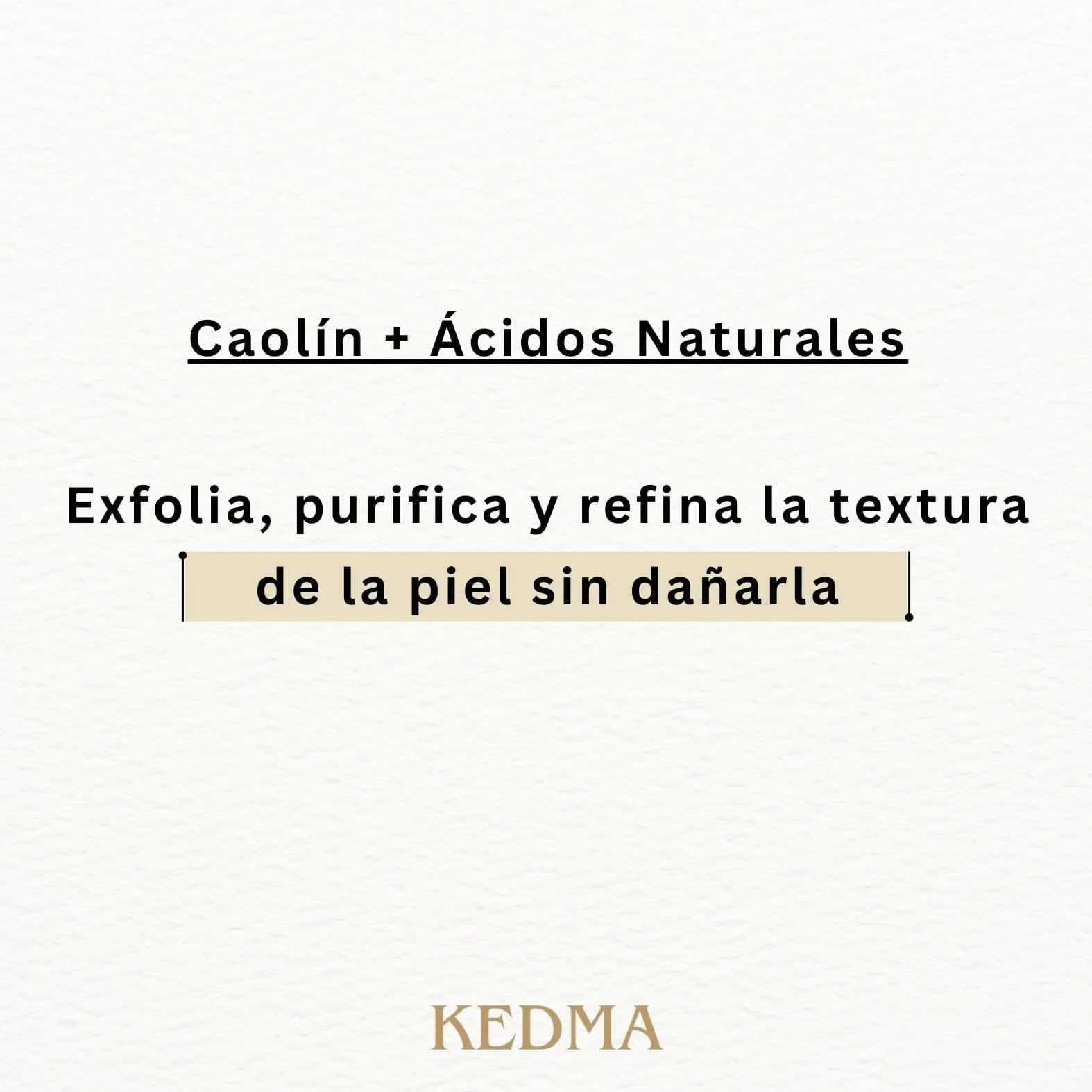 KEDMA - Mascarilla Facial Iluminadora para Piel Apagada & Manchas - 50ml | La mascarilla con caolín, ácidos de frutas y vitamina C purifica y ayuda a iluminar la piel apagada.