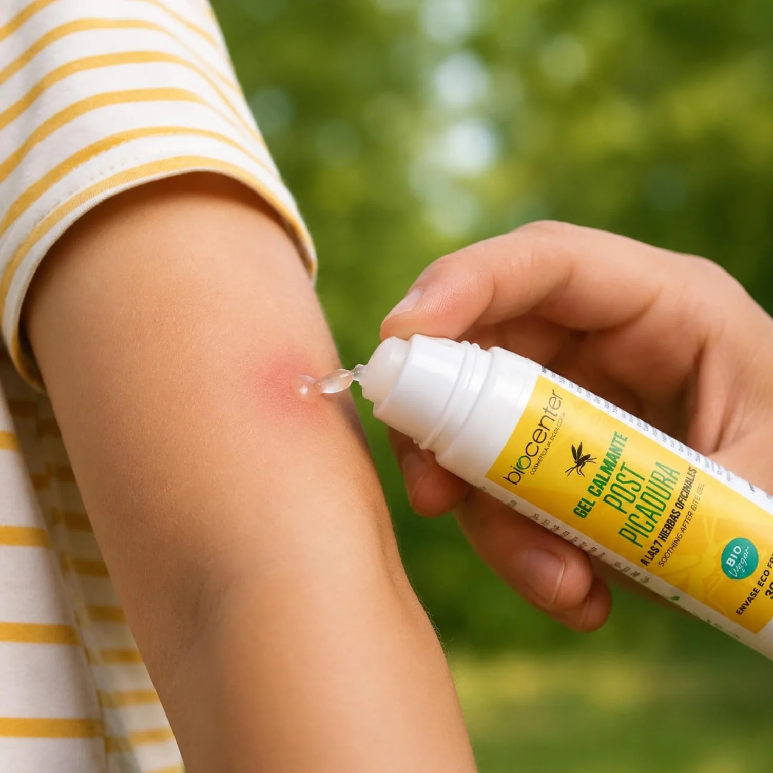 Biocenter Gel Calmante Post Picadura Natural Alivio Inmediato Picaduras Irritaciones Piel