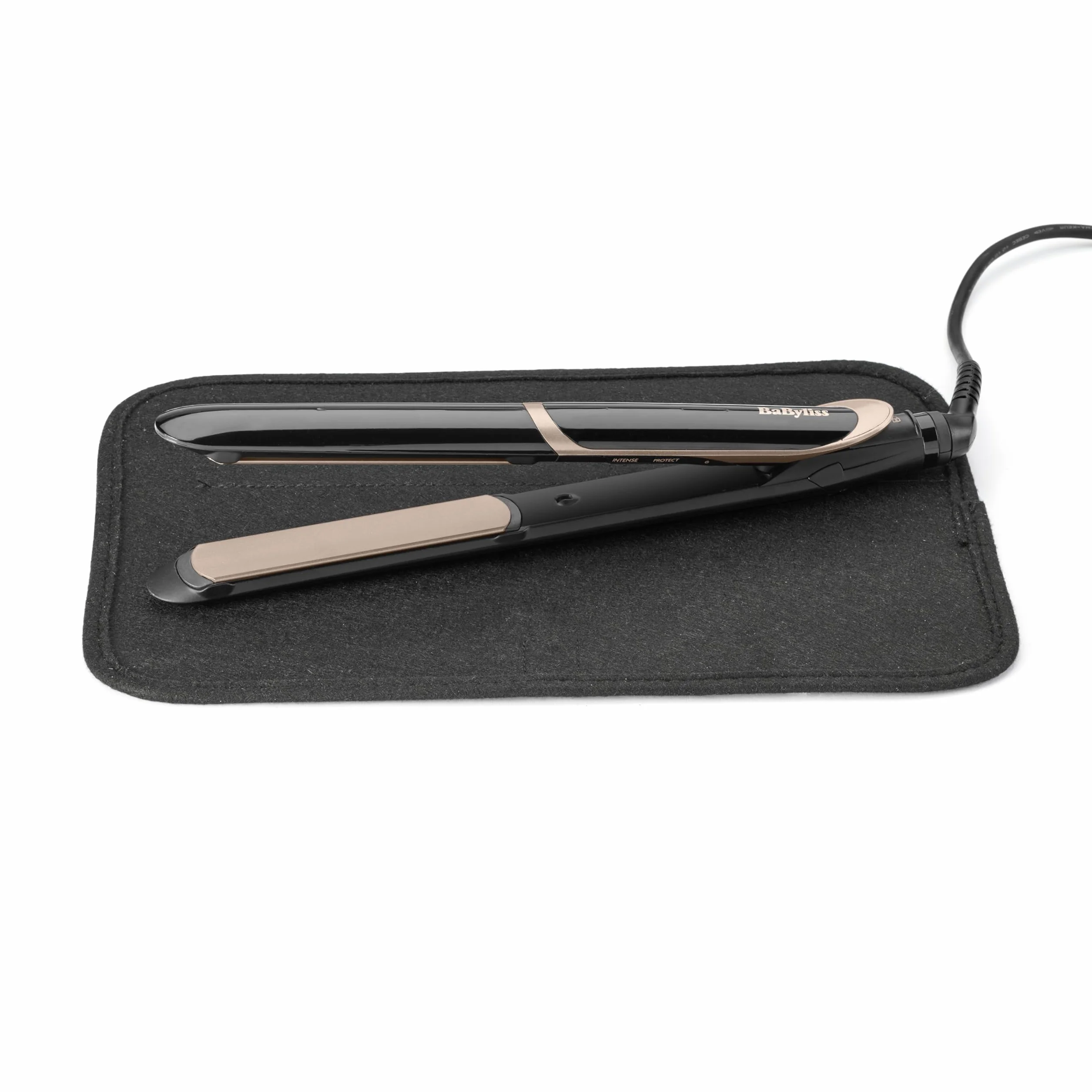 BaByliss Plancha de Pelo Super Smooth ST393E - Tecnología iónica anti frizz, Placas de cerámica, 140-235°C