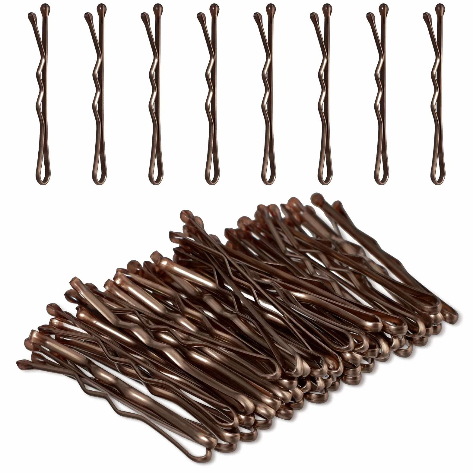 Amabro Mini Pasadores 50 piezas 3.48 cm Pinzas para el pelo metálicas para mujeres y niñas