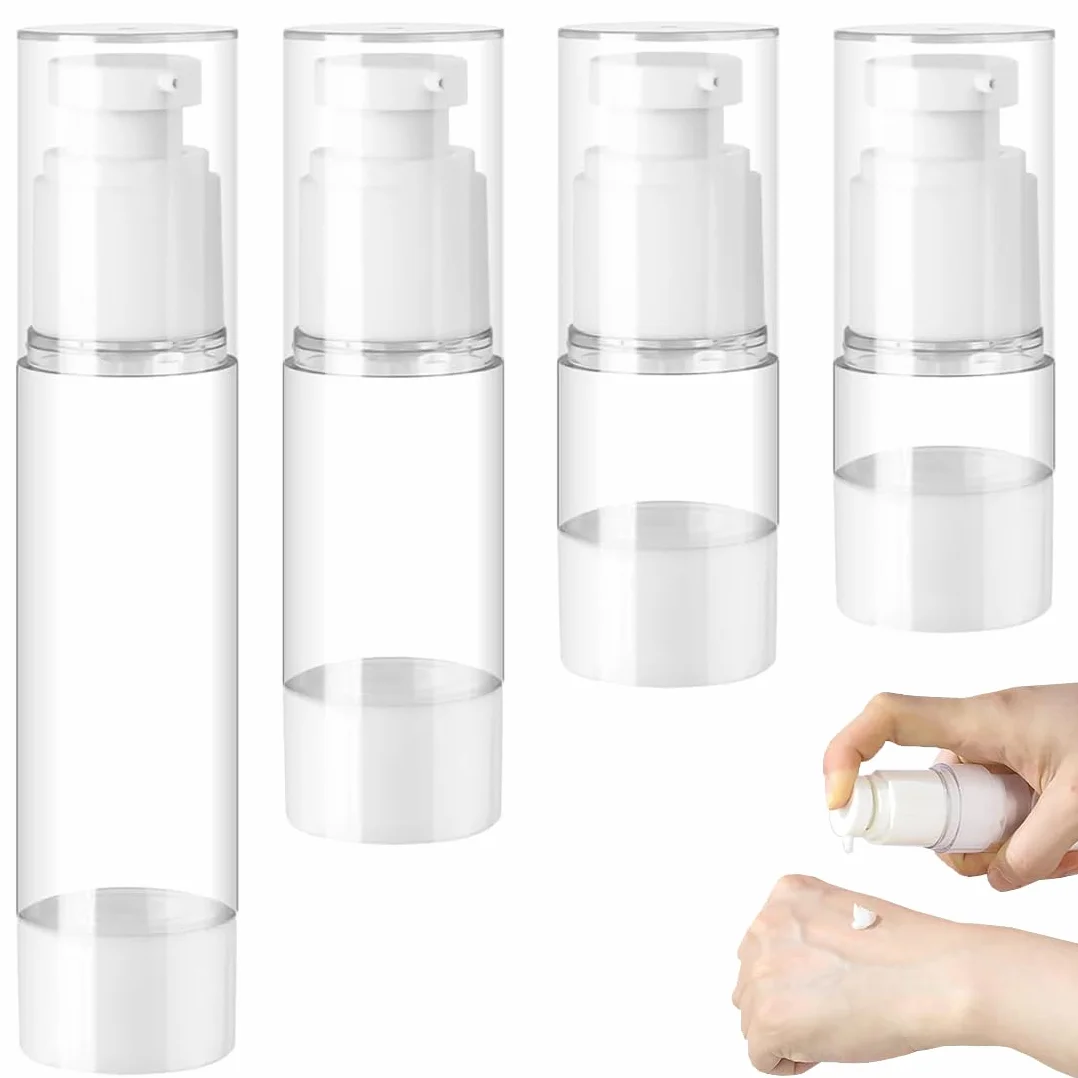 Dispensador de Crema portátil sin Aire 4 Unidades 5 ml 10 ml 30 ml 50 ml