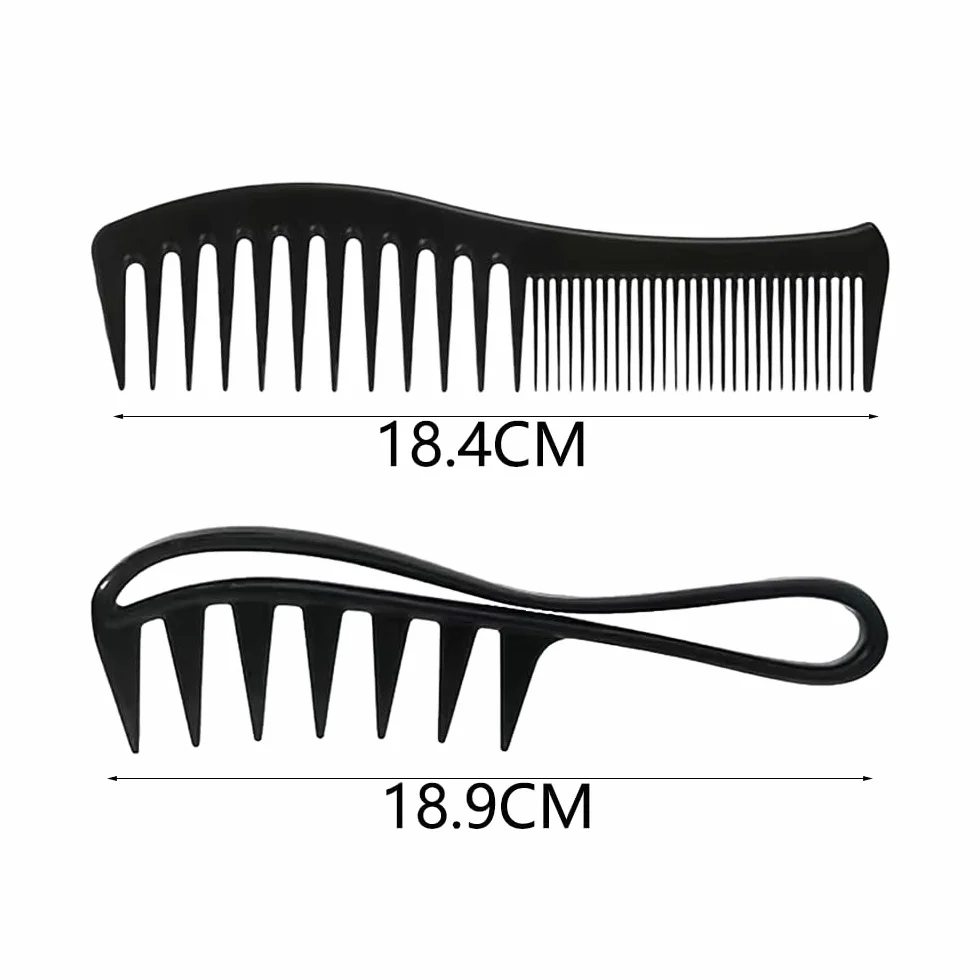 Peine de Pelo 2 Piezas Peine de Dientes Anchos Profesional para Todo Tipo de Cabello