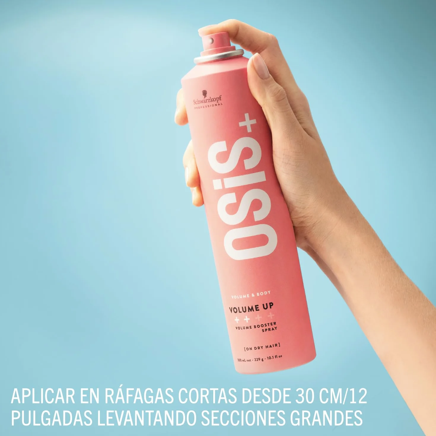 Schwarzkopf Professional OSiS Volume Up Spray Volumizzante Antiestático Fijación Media 300 ml