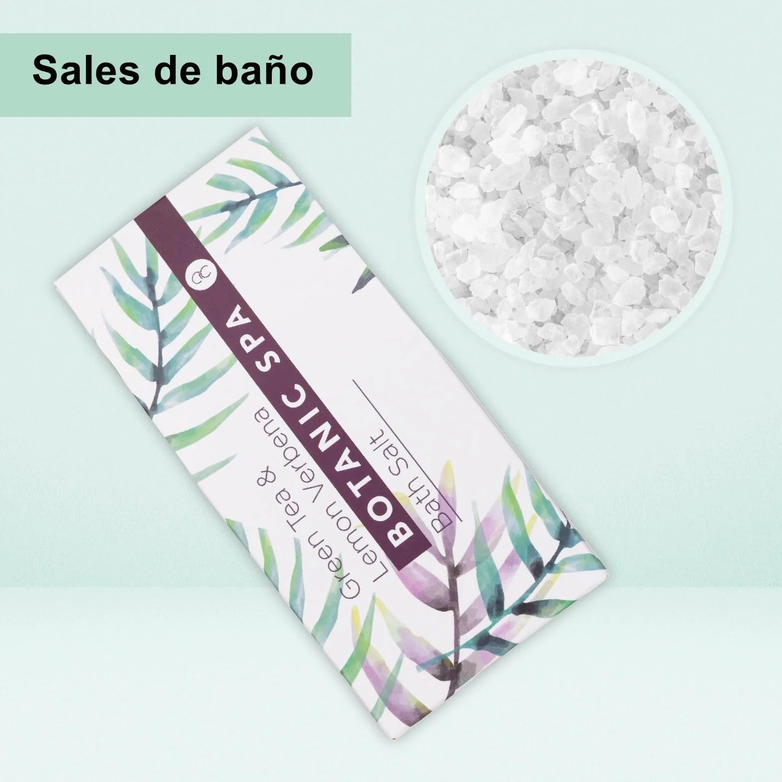 Accentra Botanic SPA Set de Baño Mujer Cesta Hierba Marina Kit Tratamiento 4 Piezas Gel Ducha Sales Baño Loción Corporal Esponja Malla Regalo Bienestar