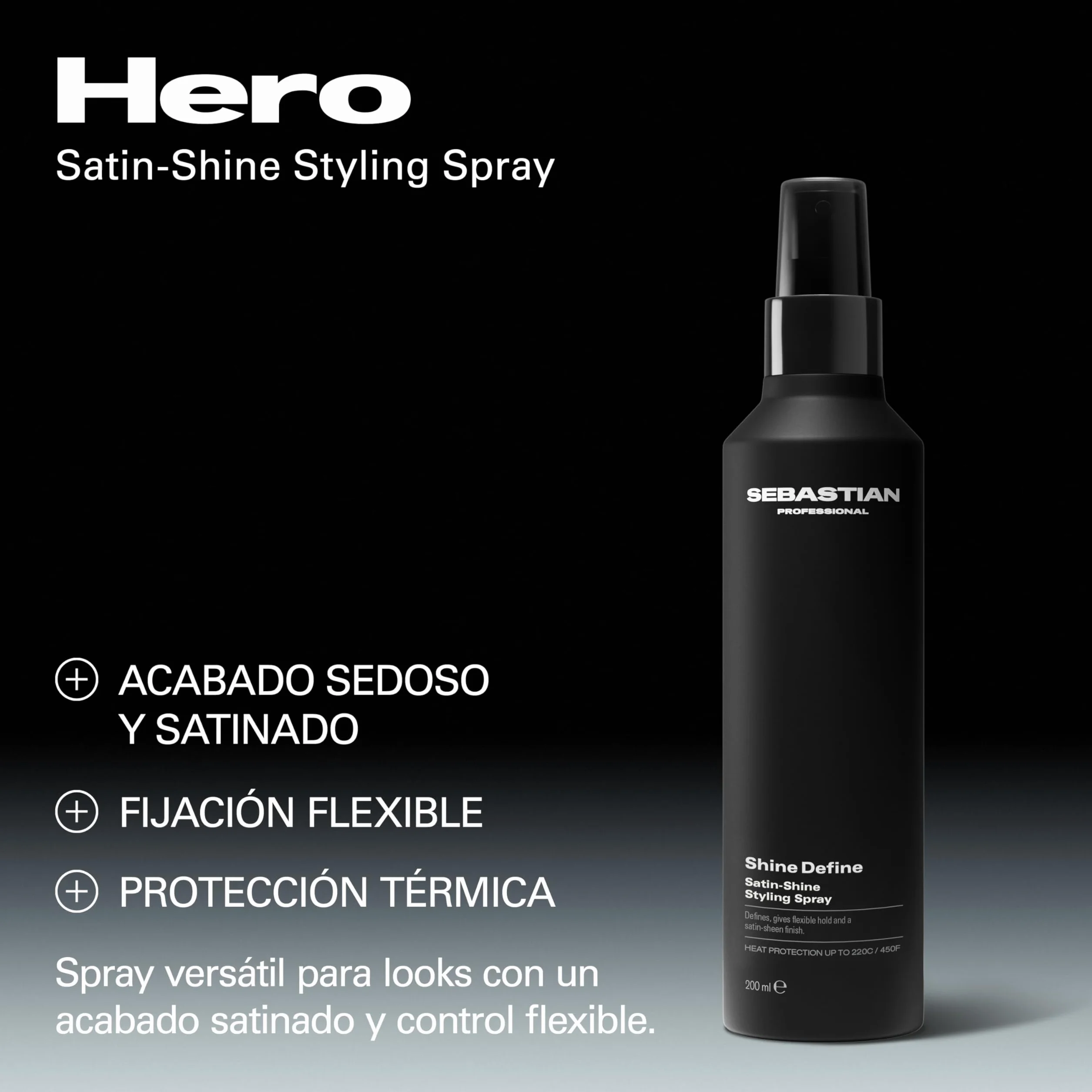 Sebastian Professional Shine Define Spray de Styling con Protección Térmica 200ml