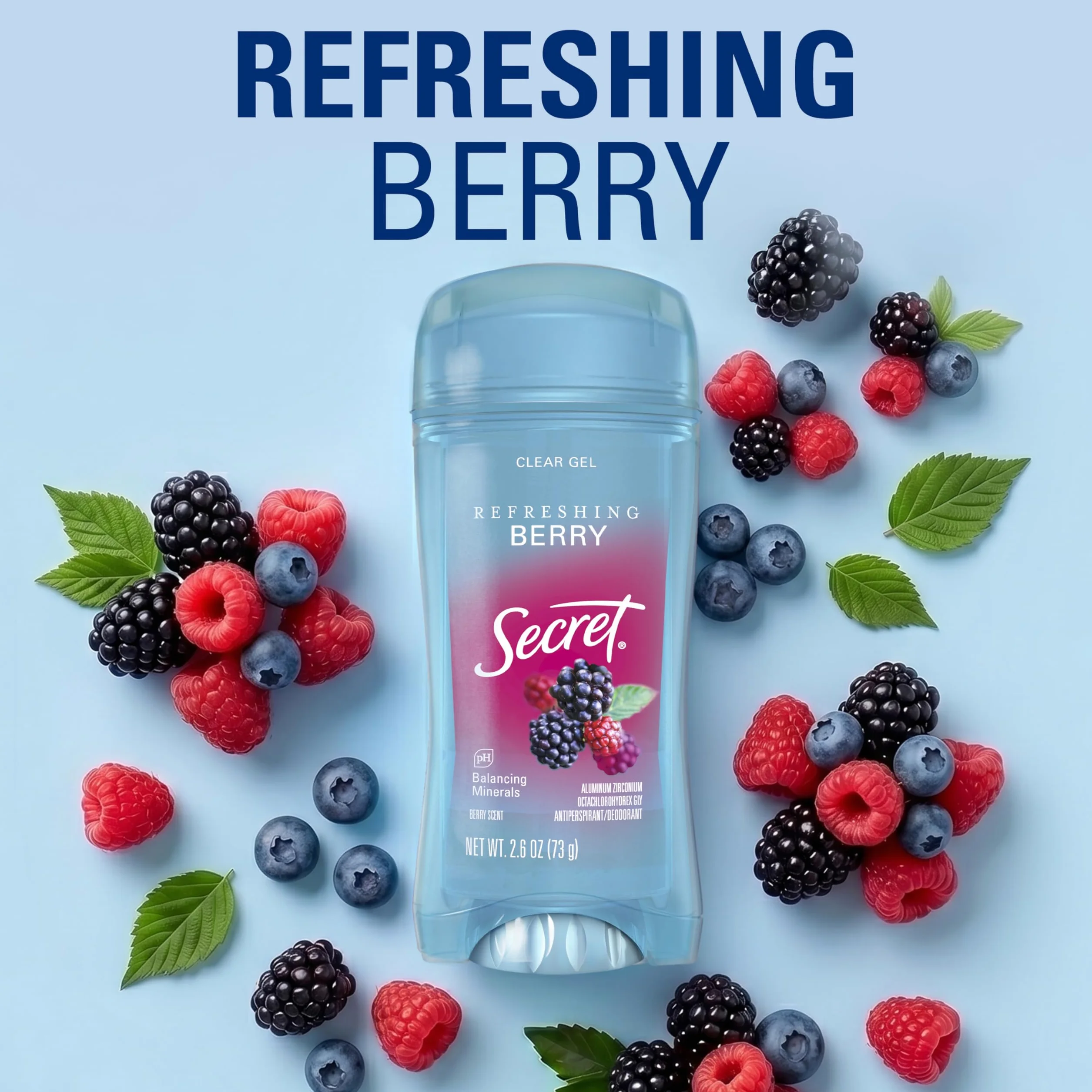Secret Scent Expressions So Very Summer Berry Clear Gel Women's Twin Antiperspirant and Deodorant, 5.2 oz