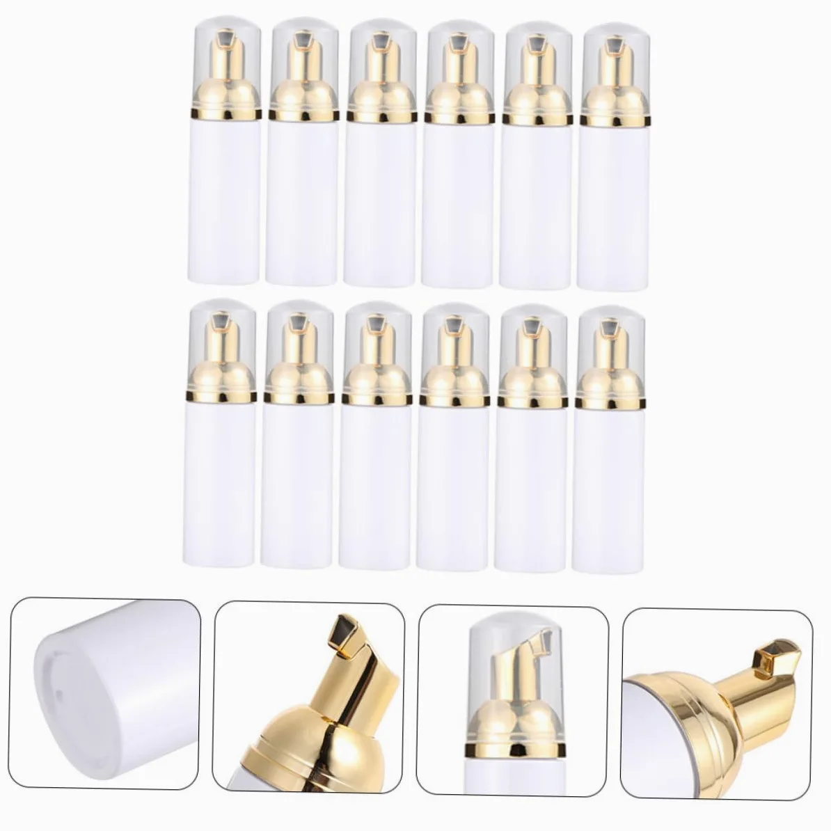 Didiseaon 60 Piezas botella de de plástico botellas de vacías lavado de cara de Envase de cosméticos Botella dispensadora de líquidos jabón de manos espumoso terrarium