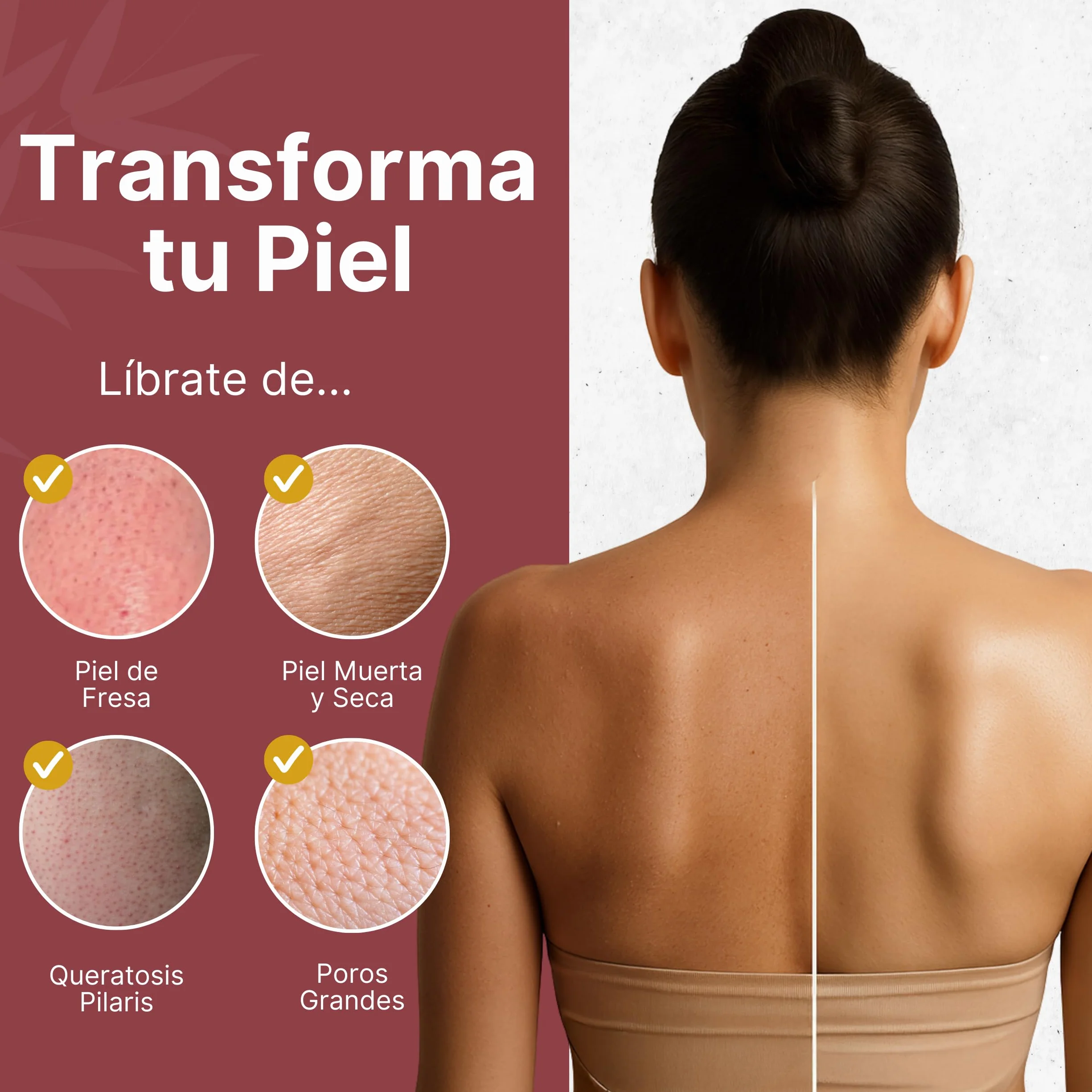 Guantes Exfoliantes Corporales de Fibras Naturales Kit de 2 - Manopla Exfoliante para Ducha