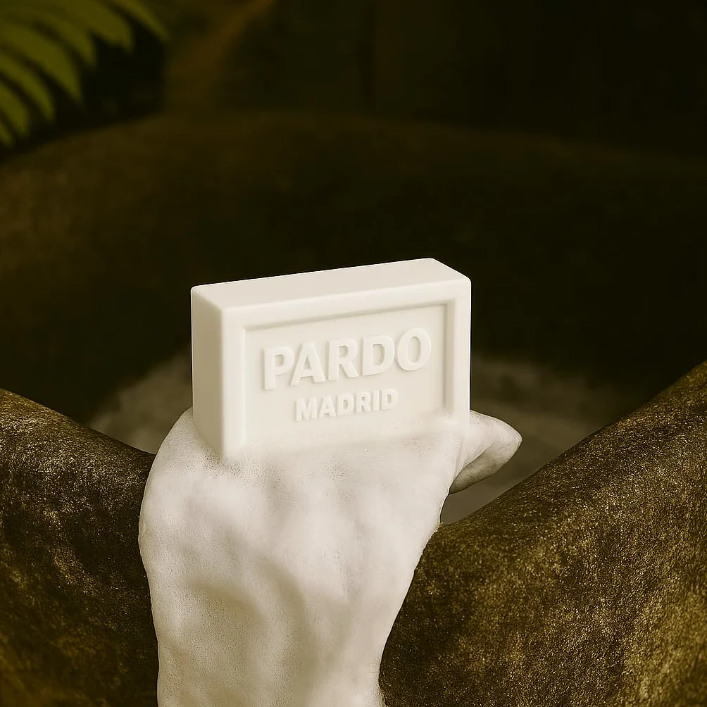Pardo Jabón en Pastilla Blanco 150g Pack 2 – Limpieza Suave y Tradicional para Manos y Ropa