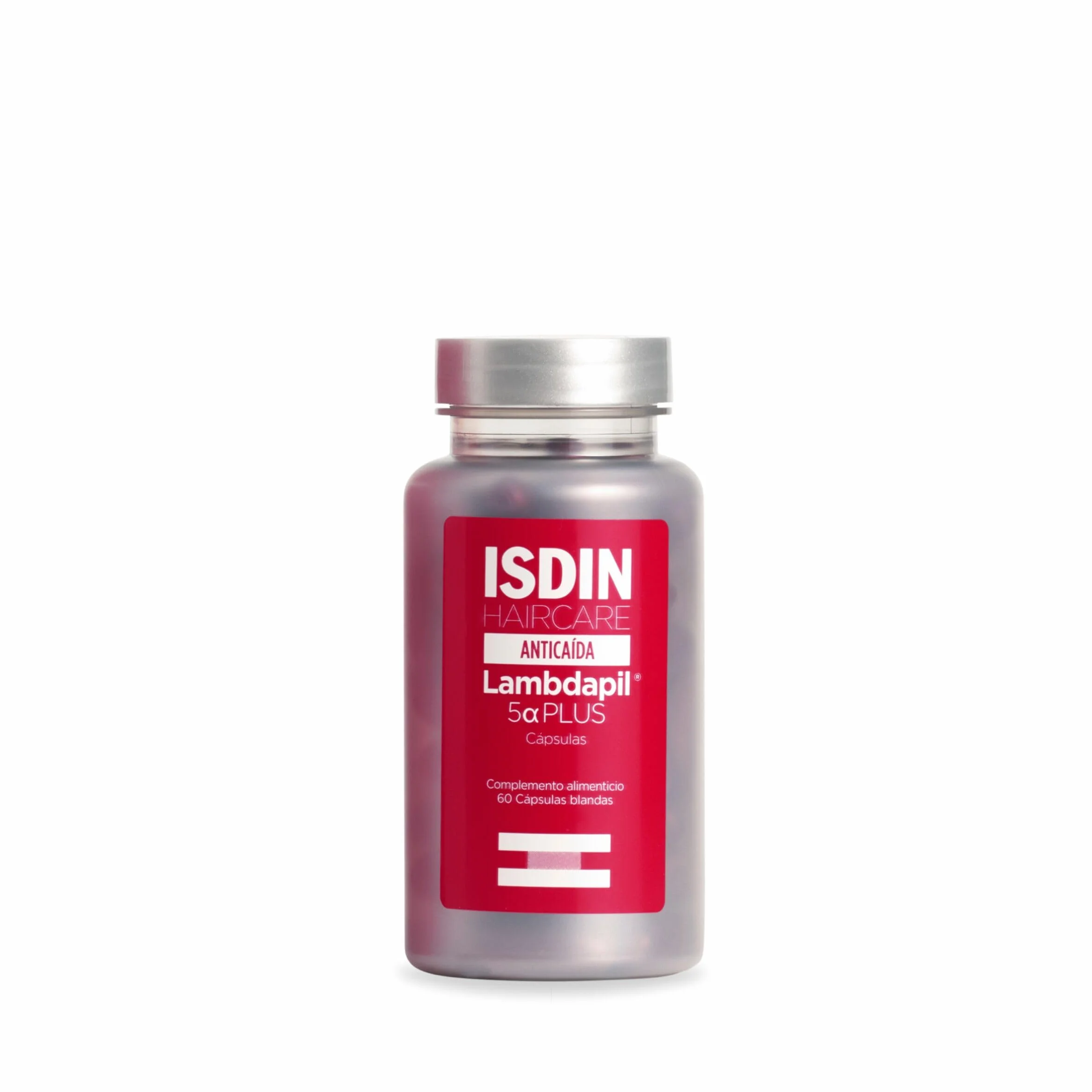 ISDIN Lambdapil 5 Alfa Plus Cápsulas Anticaída del Cabello con Zinc Biotina Serenoa repens Vitaminas Grupo B