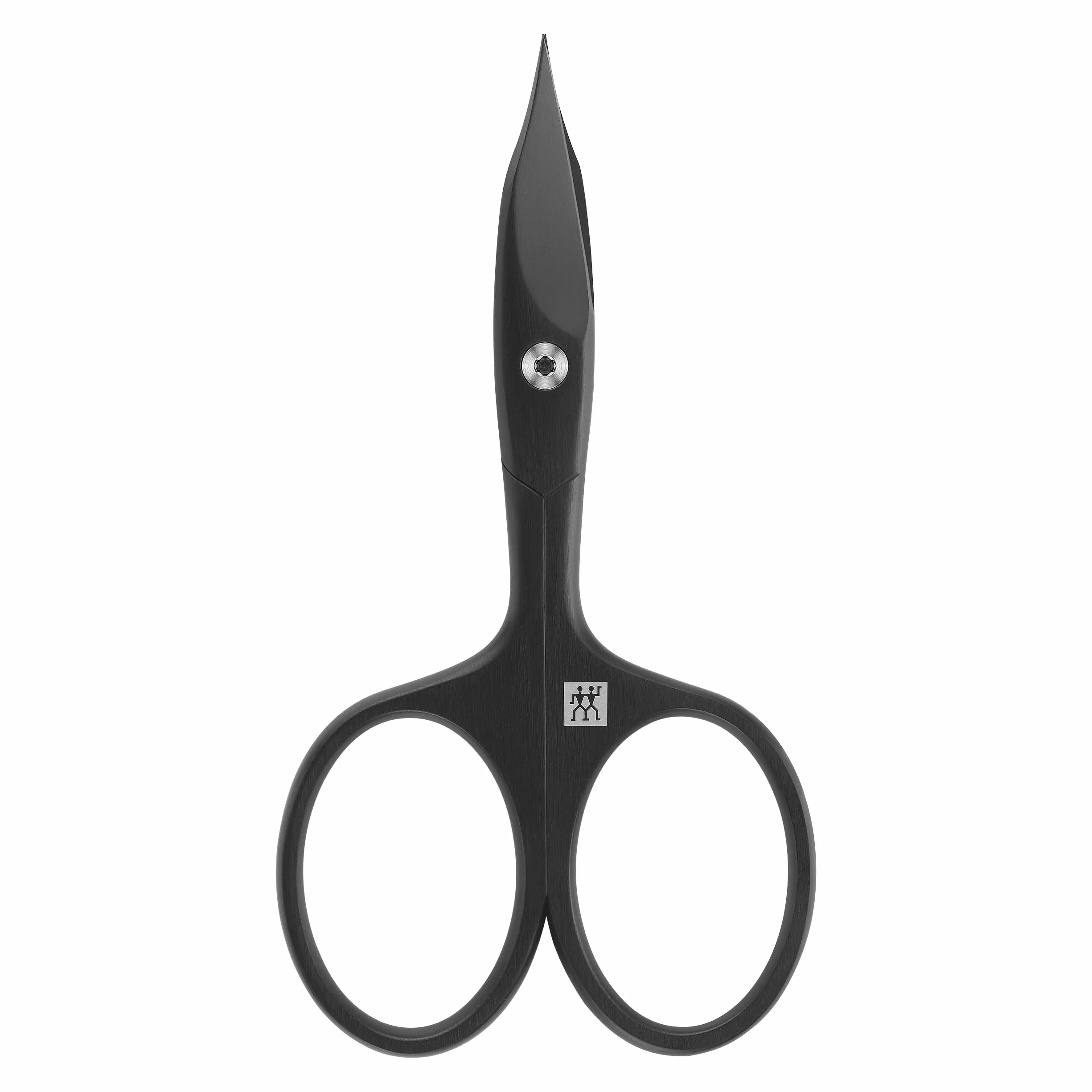 ZWILLING Tijeras combinadas para uñas (tijeras para uñas y cutículas, filo curvado y punta fina para un corte preciso), premium, negras, 90 mm