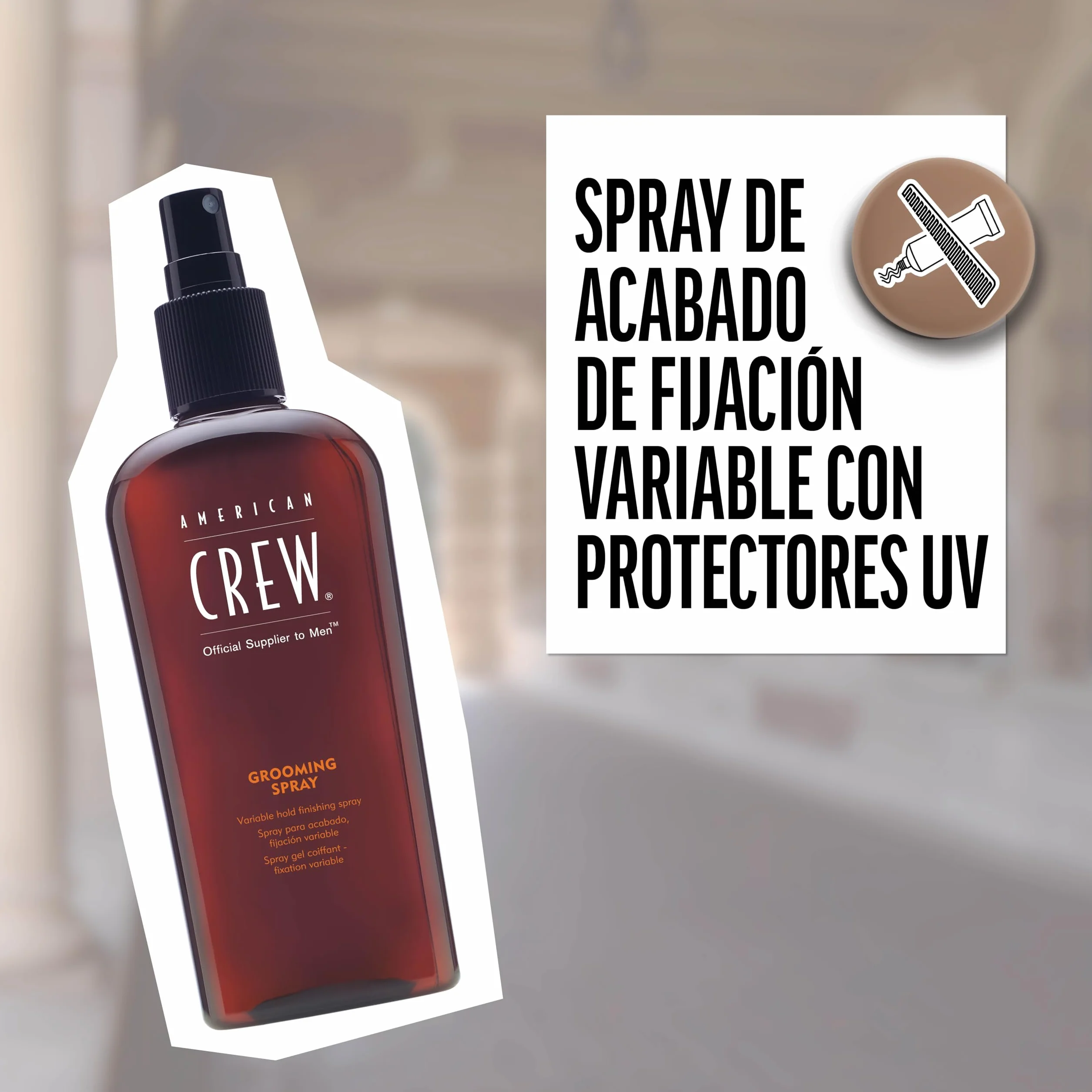 American Crew Grooming Spray Fijación Variable 250 ml