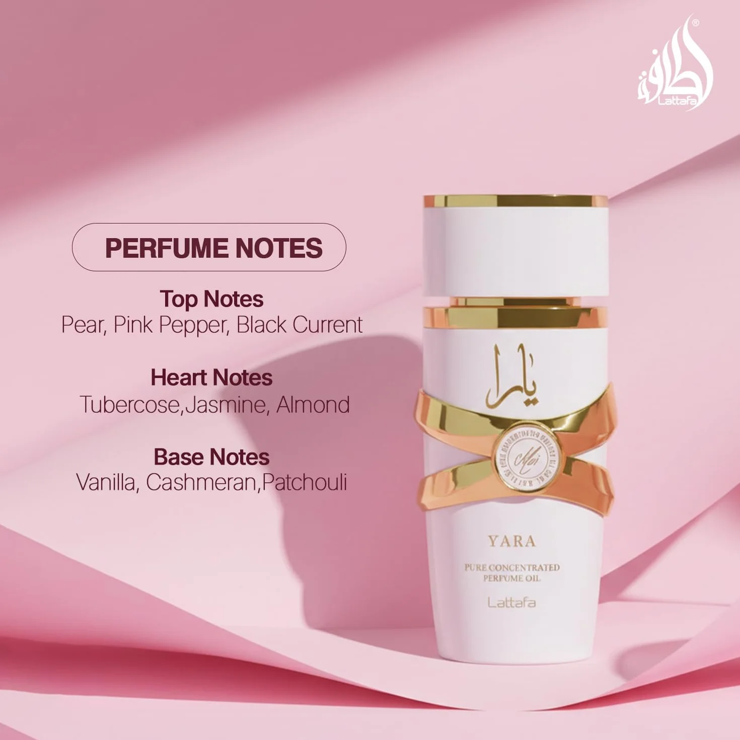 Lattafa Yara Moi Aceite de Perfume Concentrado Para Mujeres 20ml
