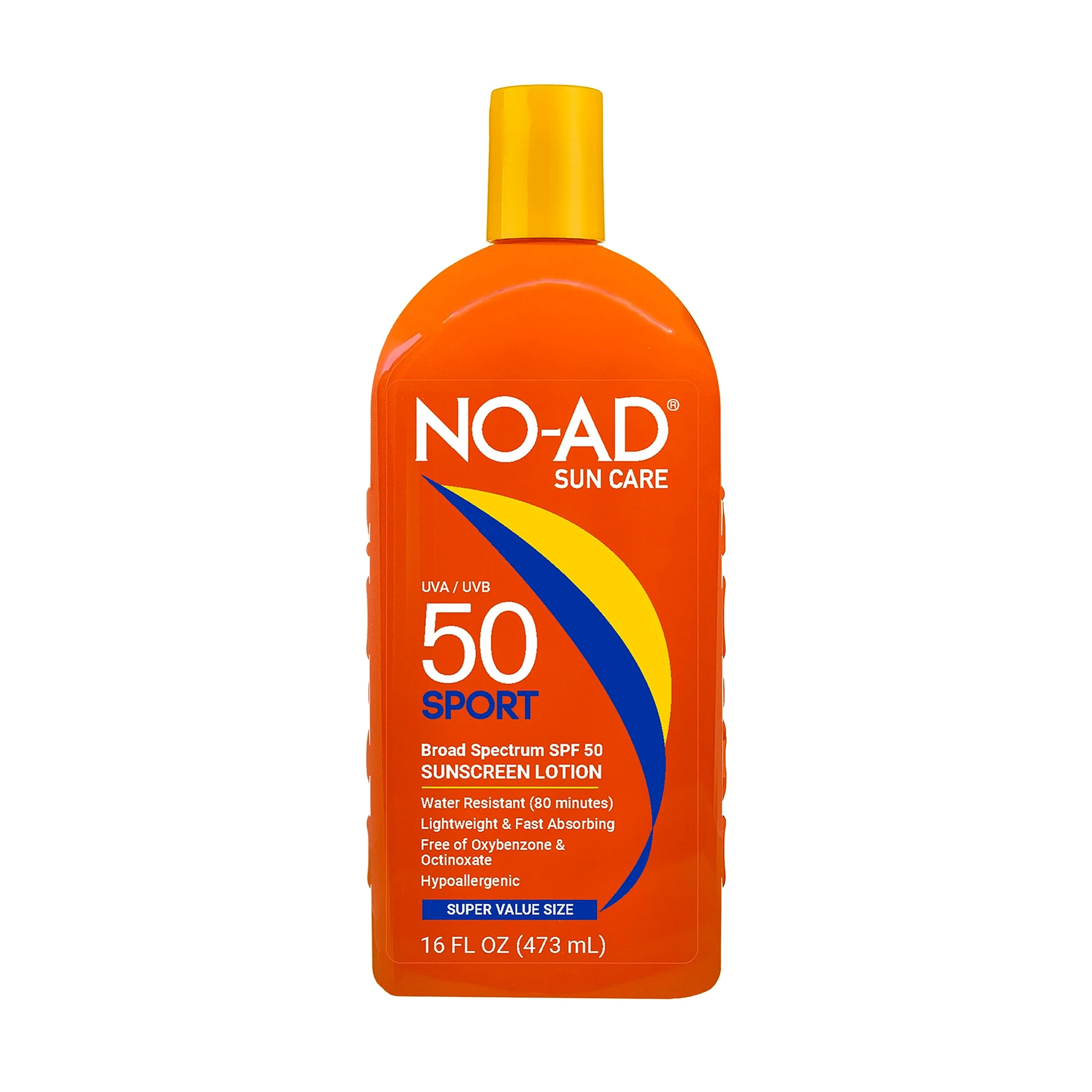 Protector solar NO-AD, SPF 50 Sport, 475 ml