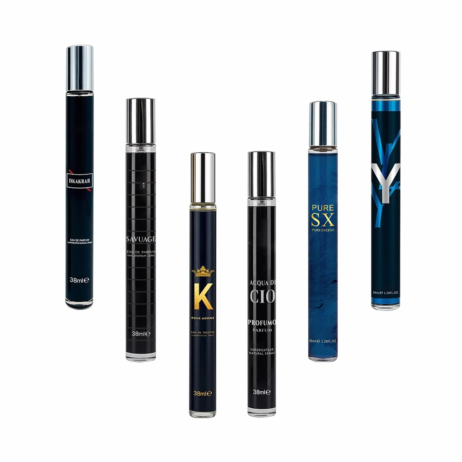 Eau De Parfum Hombre Spicy Vanilla Set Regalo 6 x 38ml
